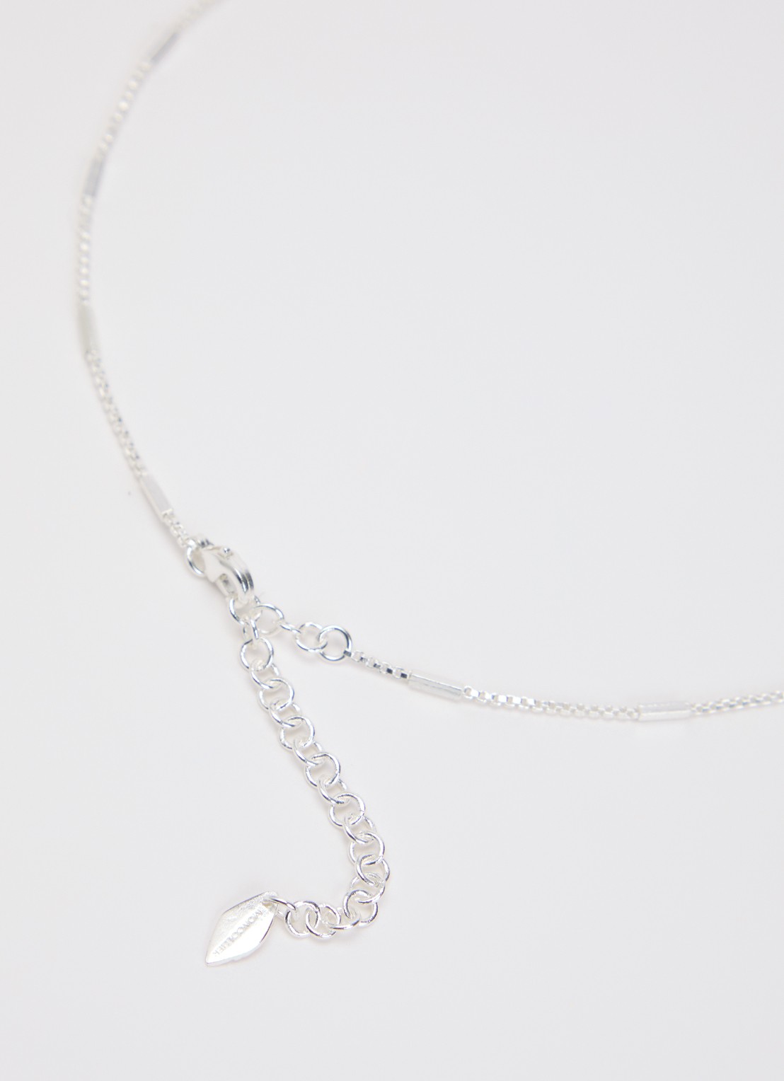 Moliane Dix ketting verzilverd - detail 4 zilver