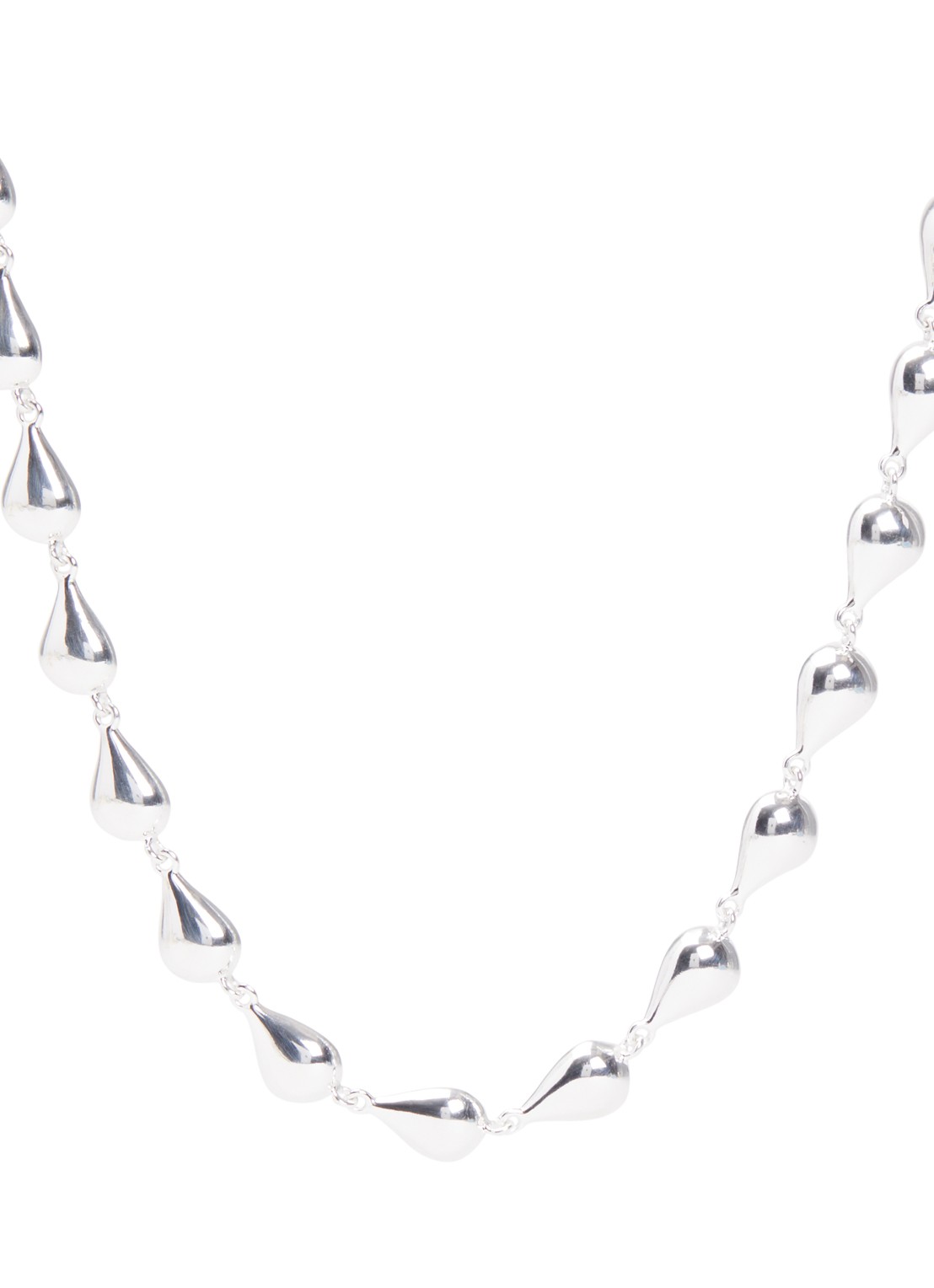Moliane Farah choker verguld - voorkant zilver