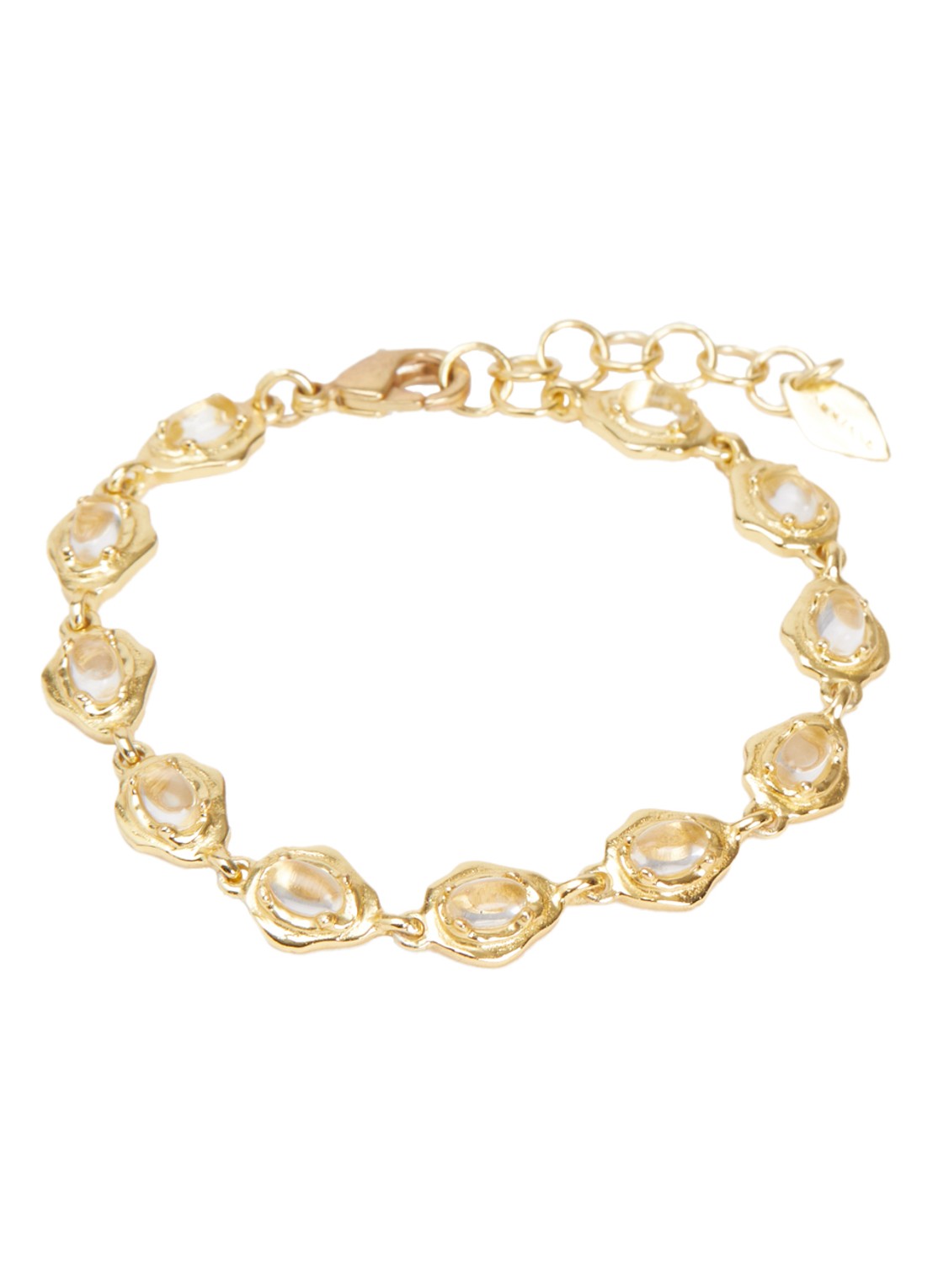Moliane Lamia armband verguld - voorkant 2 goud