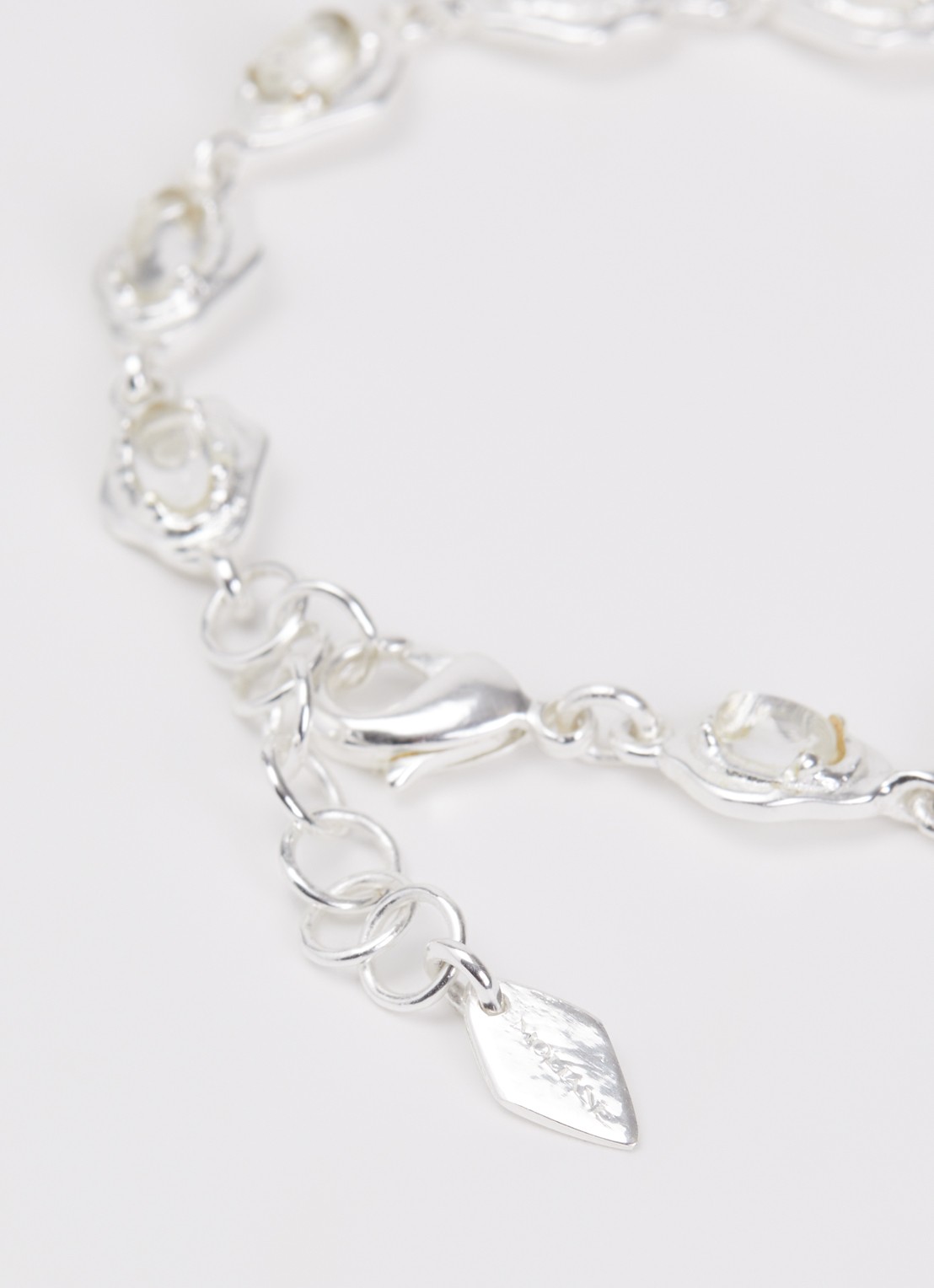 Moliane Lamia armband verguld - detail zilver
