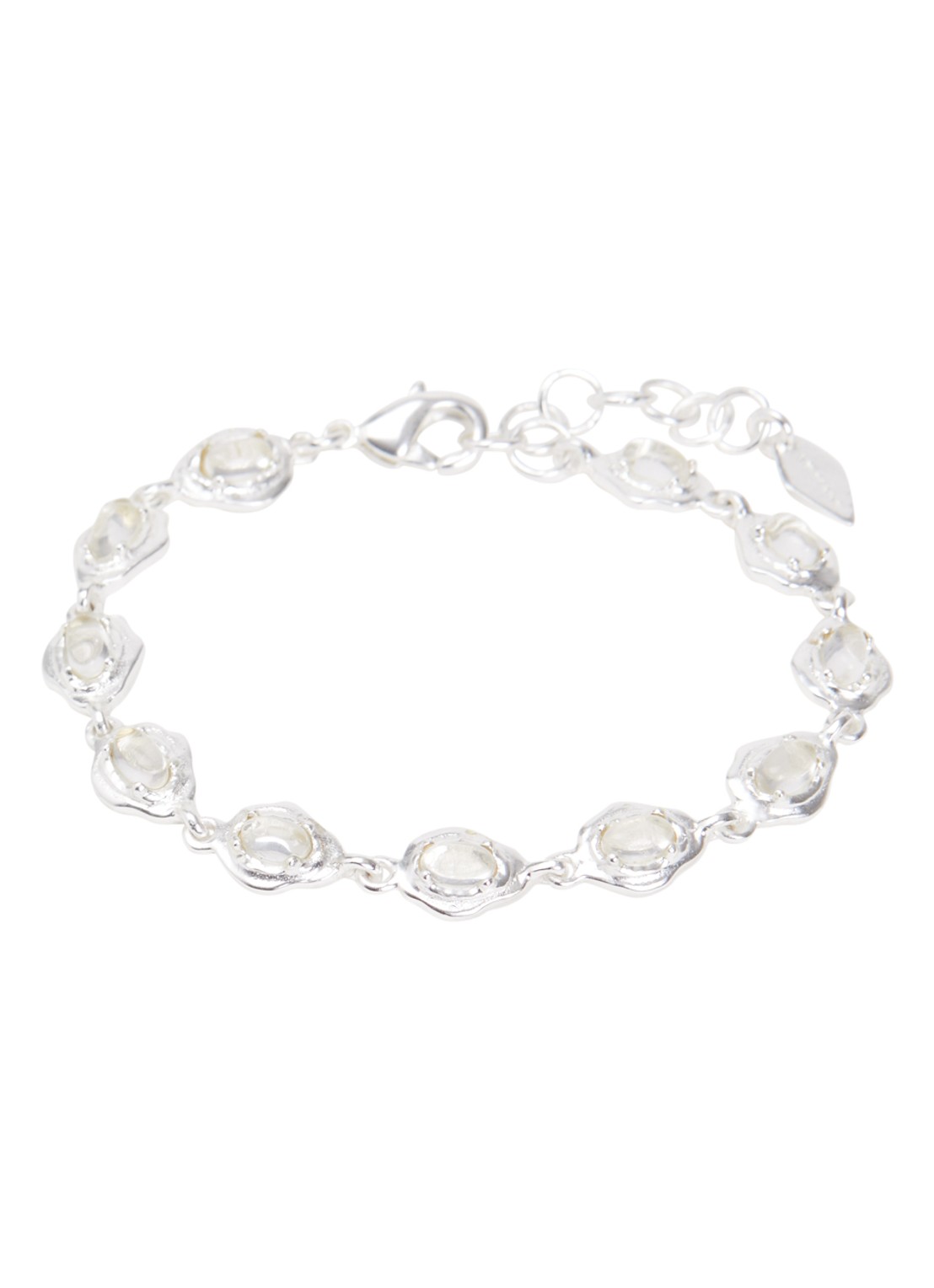 Moliane Lamia armband verguld - voorkant 2 zilver
