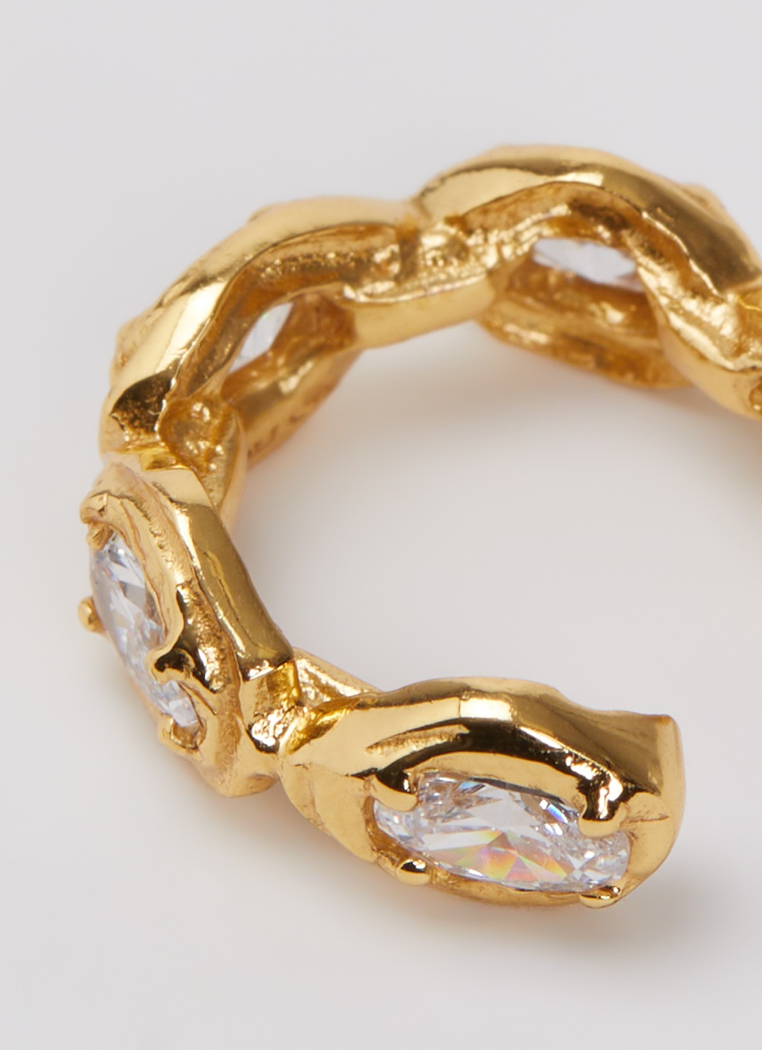 Moliane Lamia ear cuff verguld - detail goud