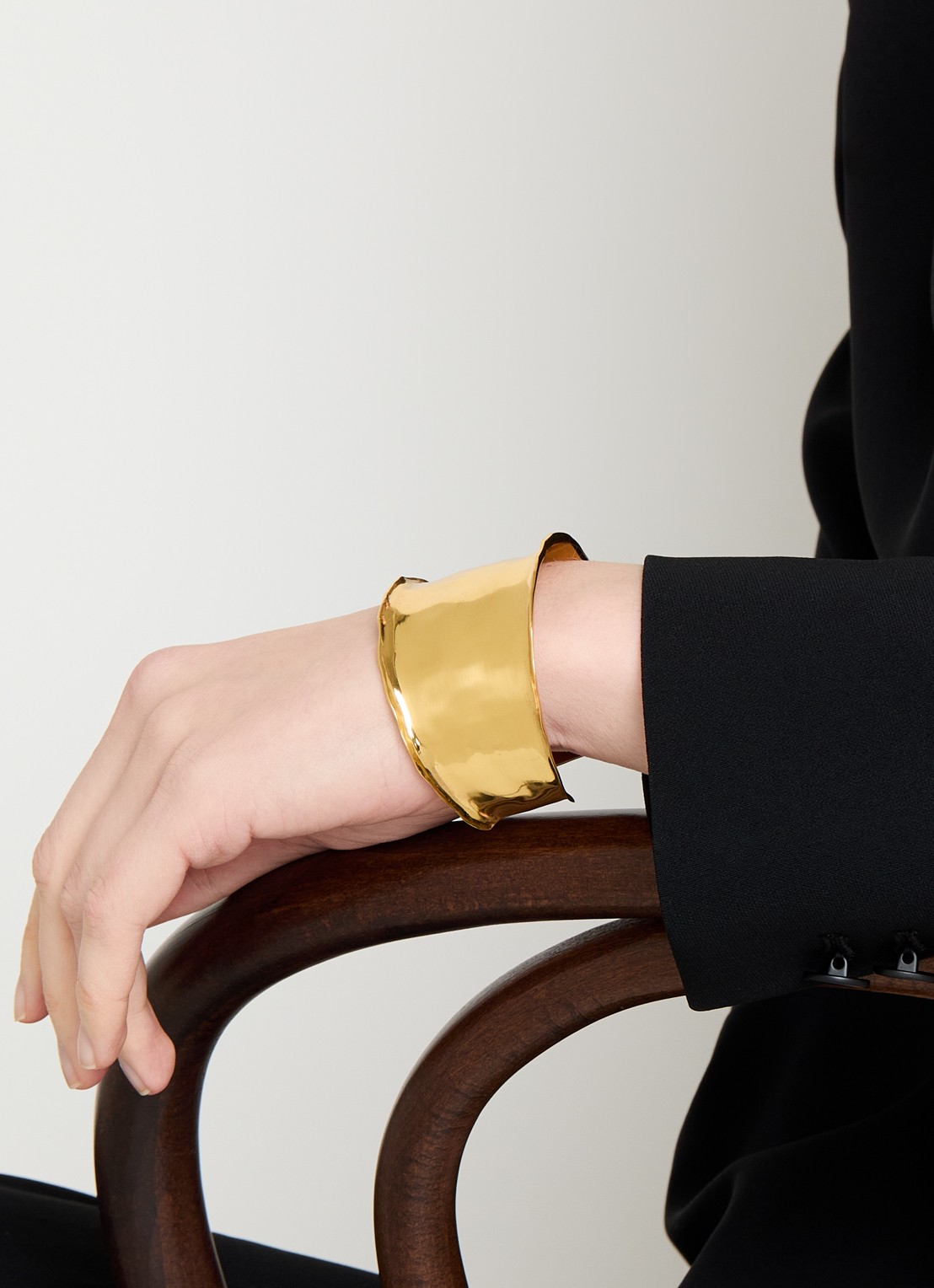 Moliane Nous bangle verguld - voorkant 2 goud