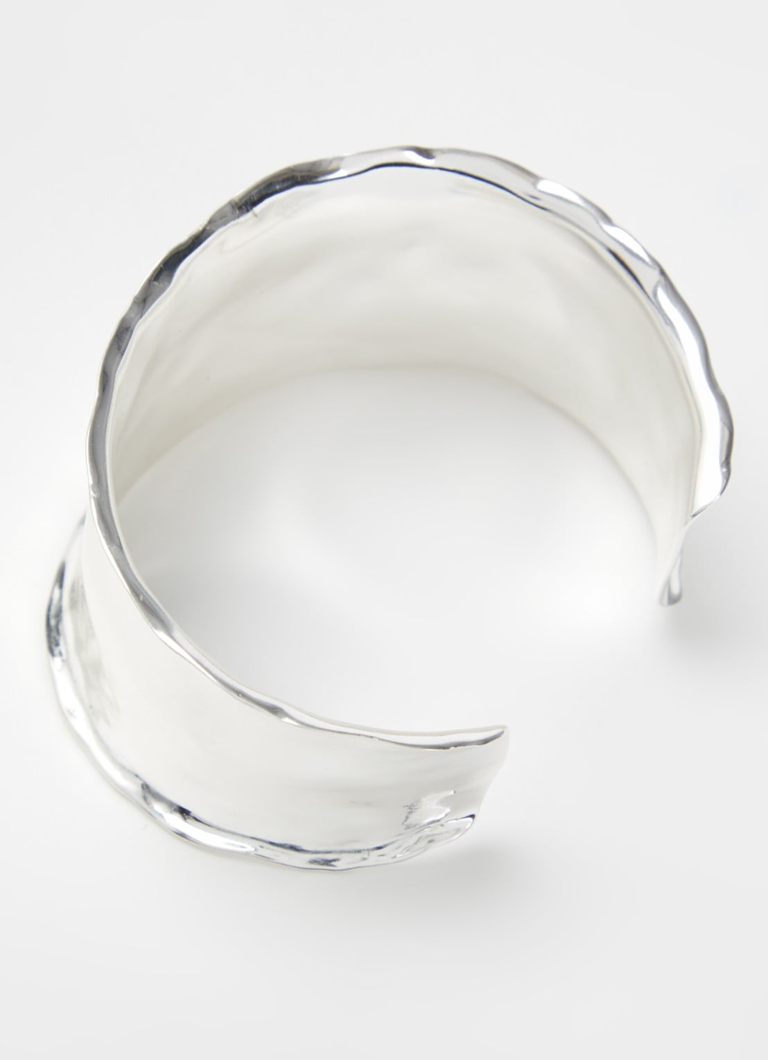 Moliane Nous bangle verzilverd - detail zilver