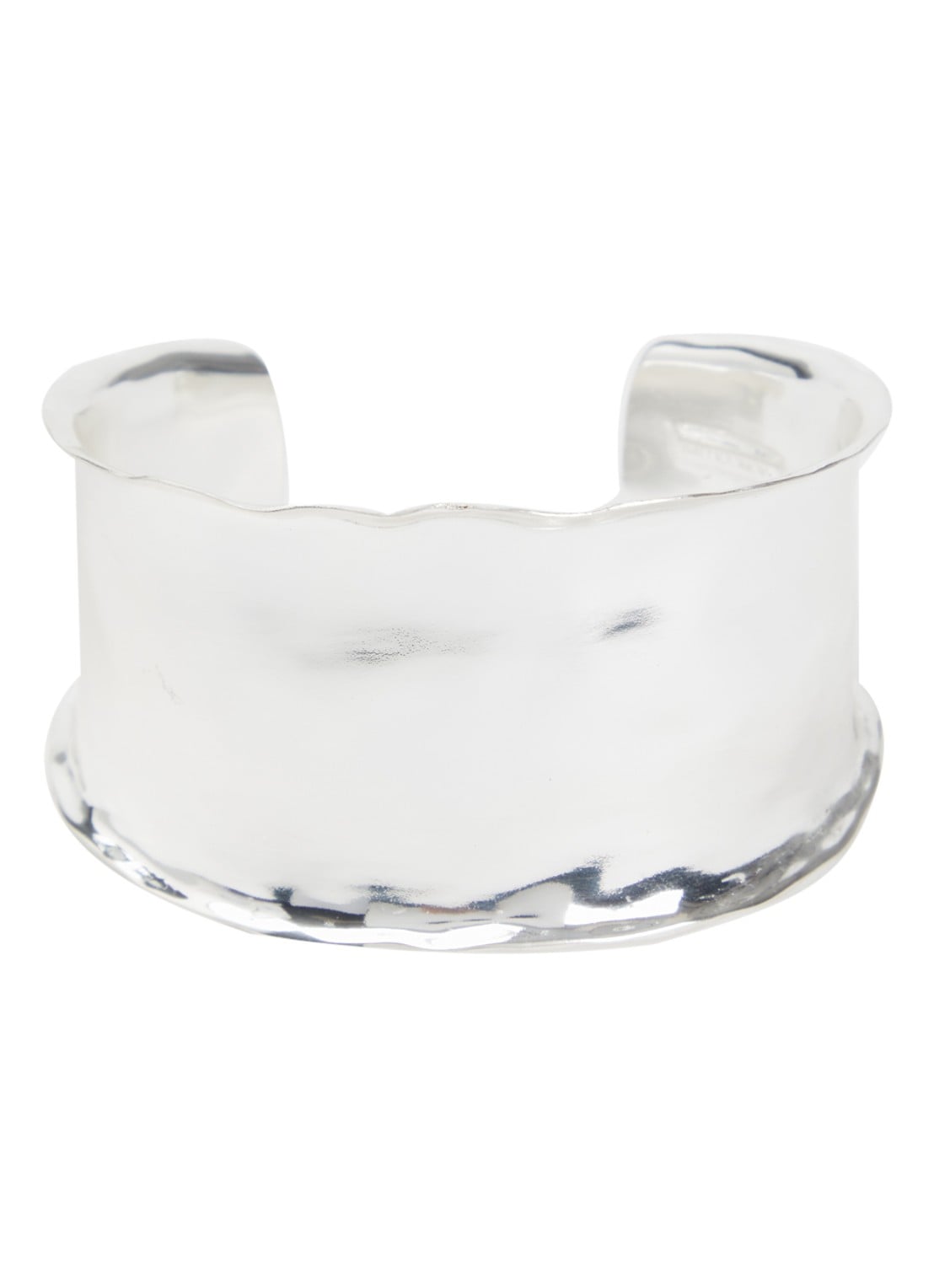 Moliane Nous bangle verzilverd - voorkant 2 zilver