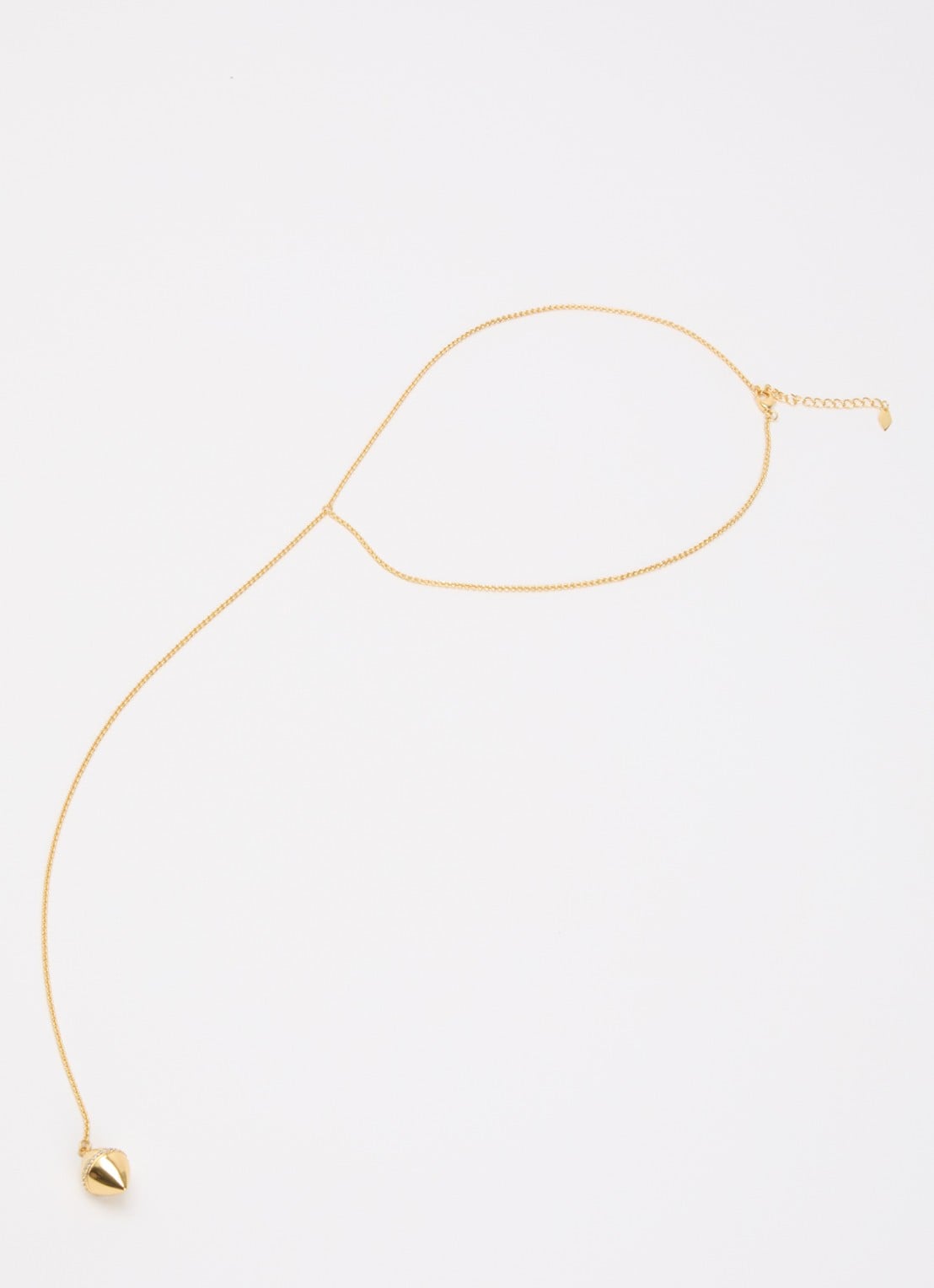 Moliane Olive ketting verguld - detail 3 goud