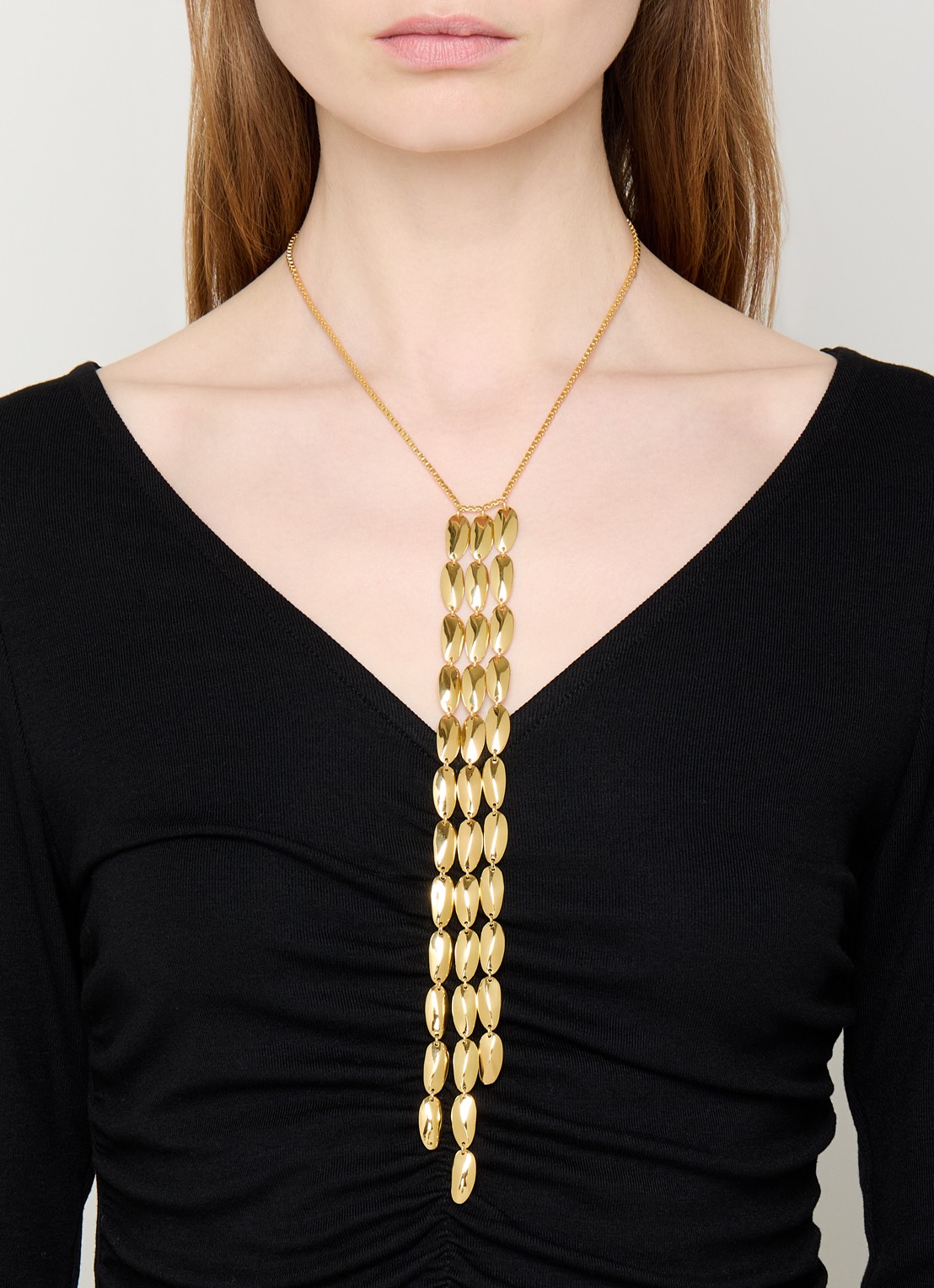 Moliane Seed ketting verguld - voorkant 2 goud