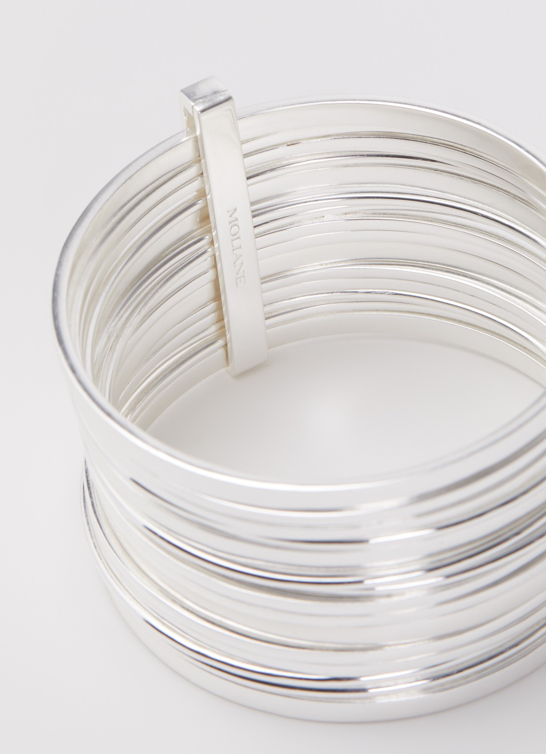 Moliane Zahara armband verguld - detail 3 zilver