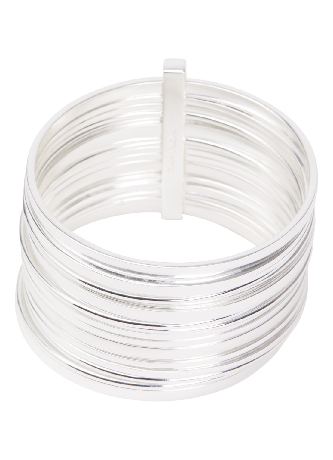 Moliane Zahara armband verguld - voorkant zilver