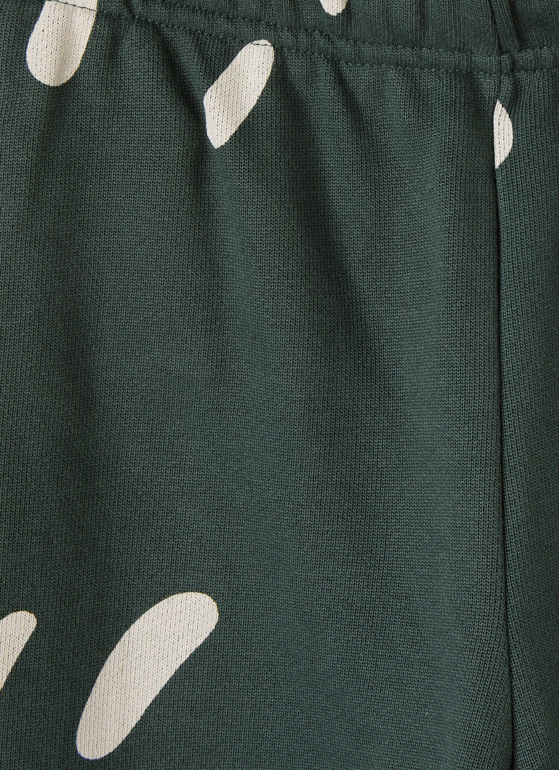 Molo Adan tapered fit joggingbroek met print - detail groen