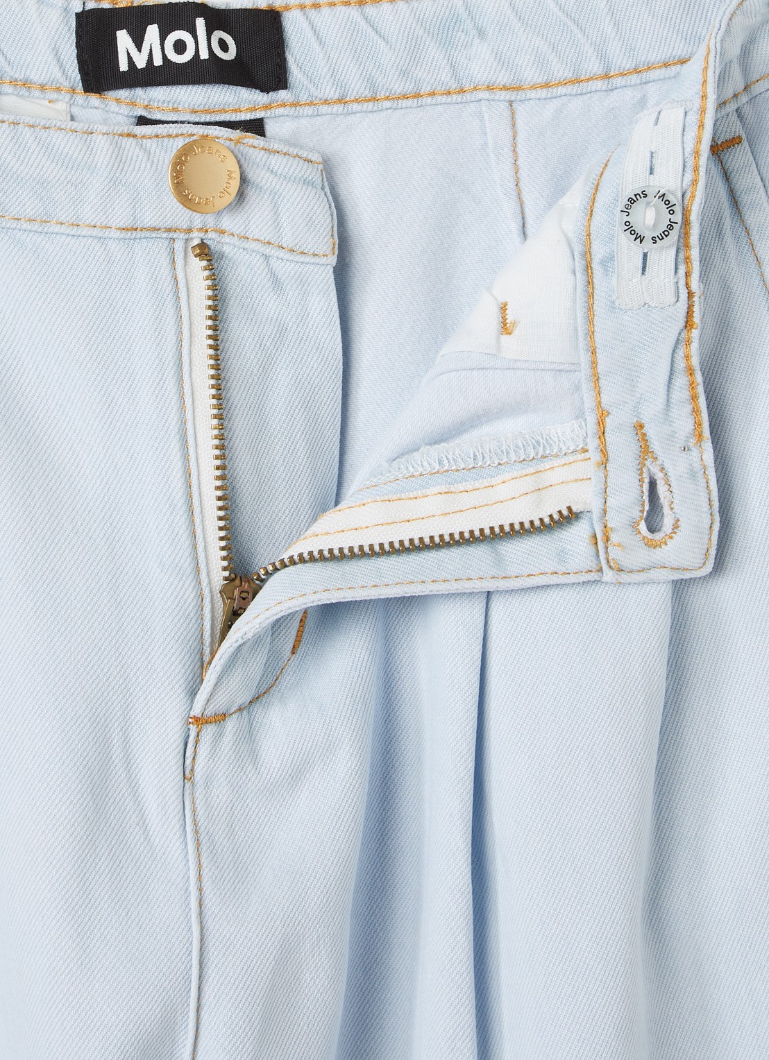 Molo Aeisha loose fit jeans - detail 3 indigo