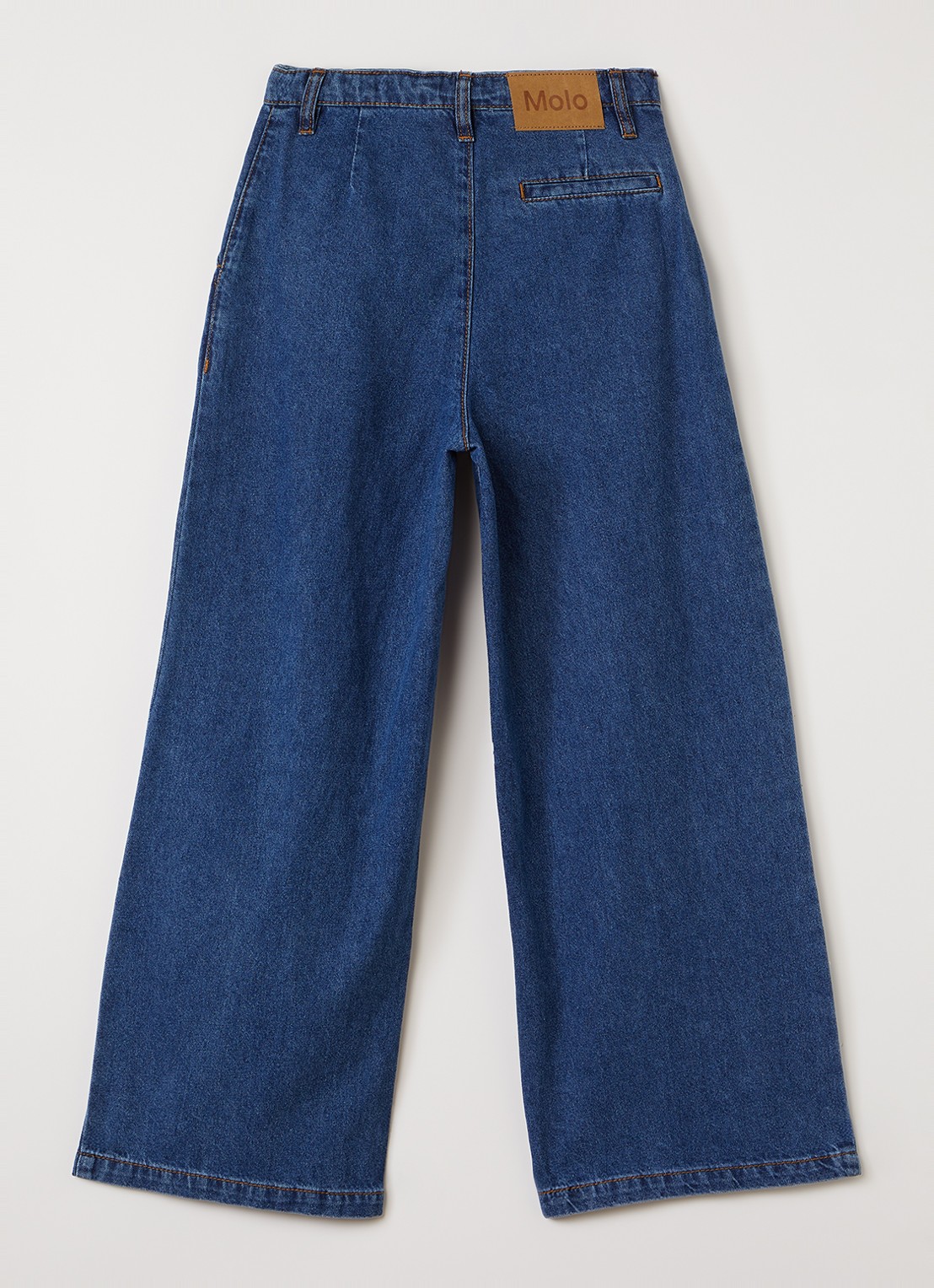 Molo Aeisha wide fit jeans - voorkant 3 blauw