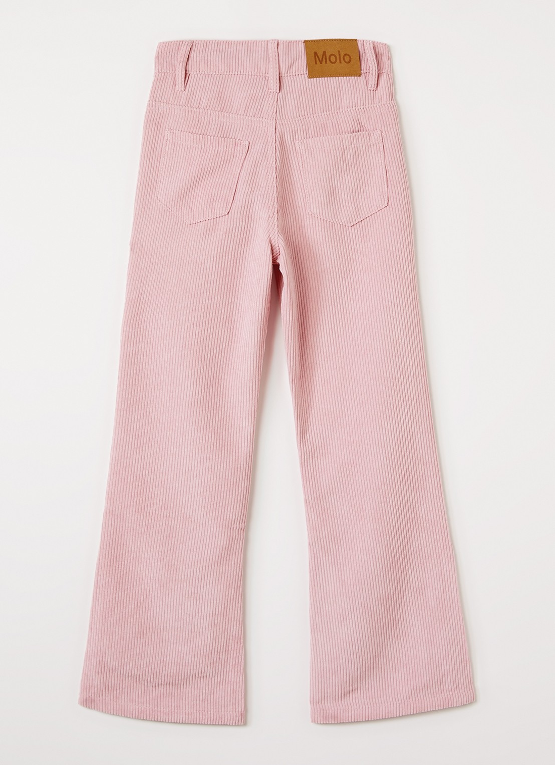 Molo Aida flared broek van corduroy - voorkant 3 beige
