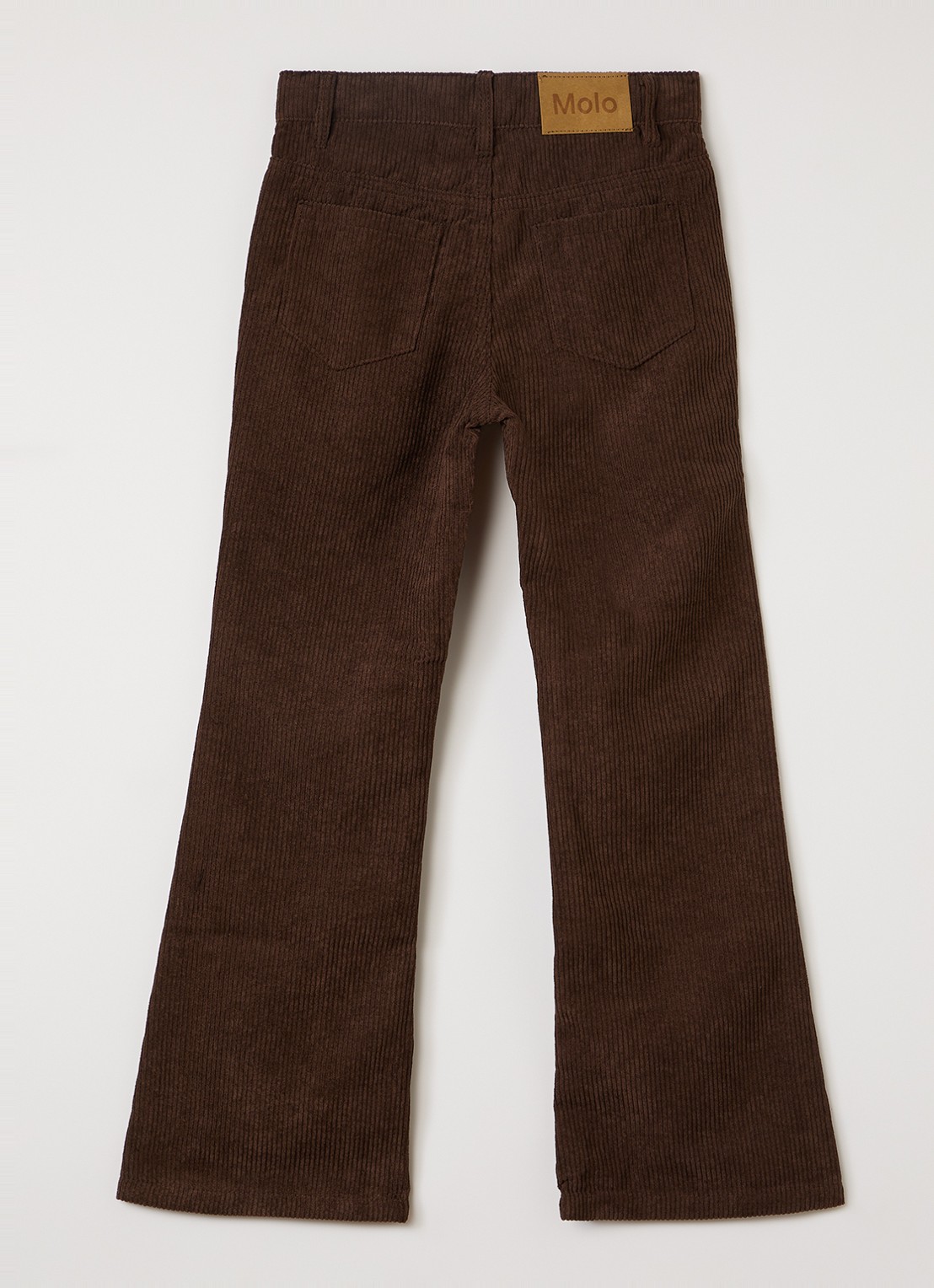 Molo Aida flared broek van corduroy - voorkant 3 bruin