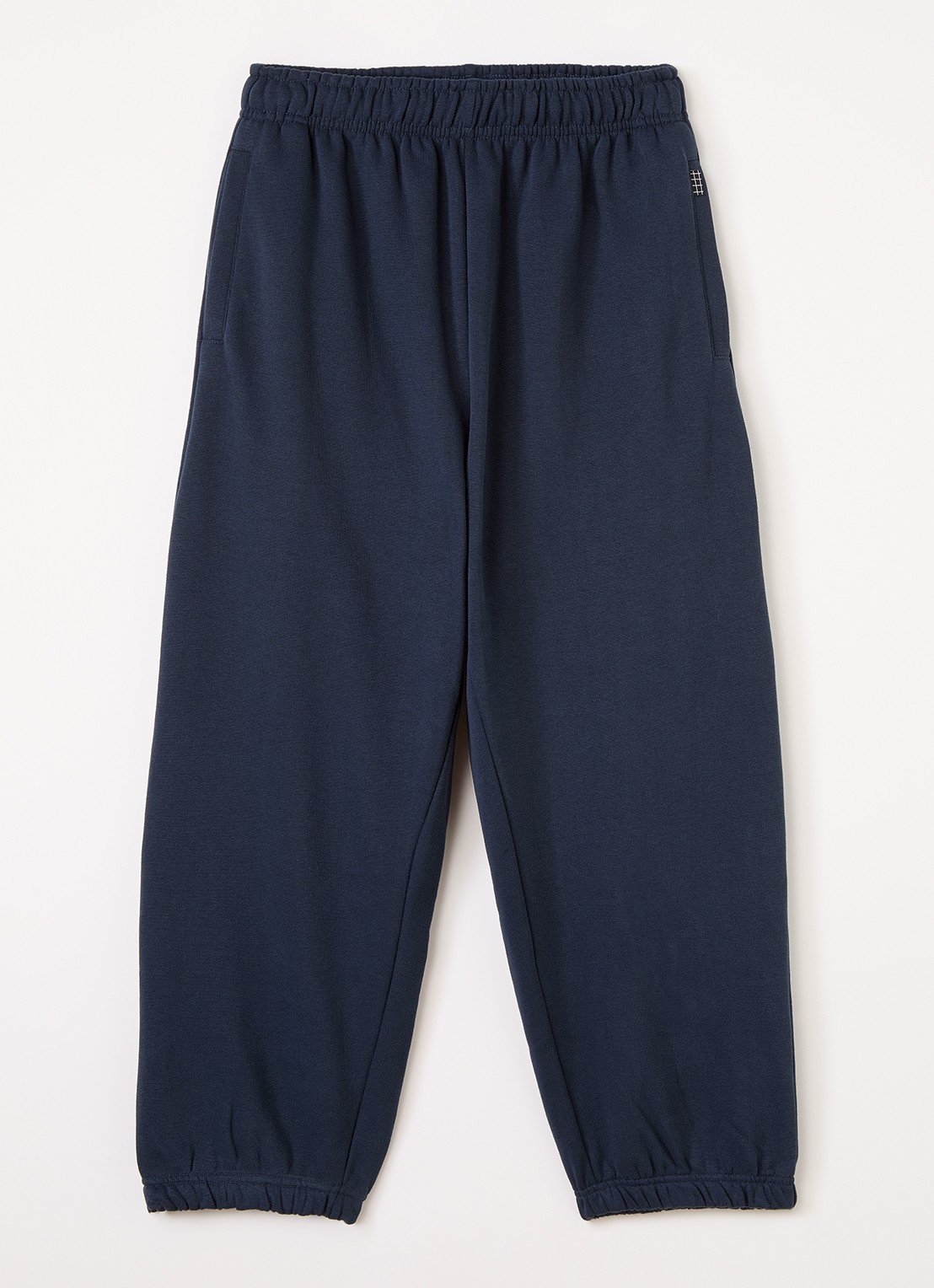 Molo Alroy tapered fit joggingbroek met steekzakken - voorkant donkerblauw