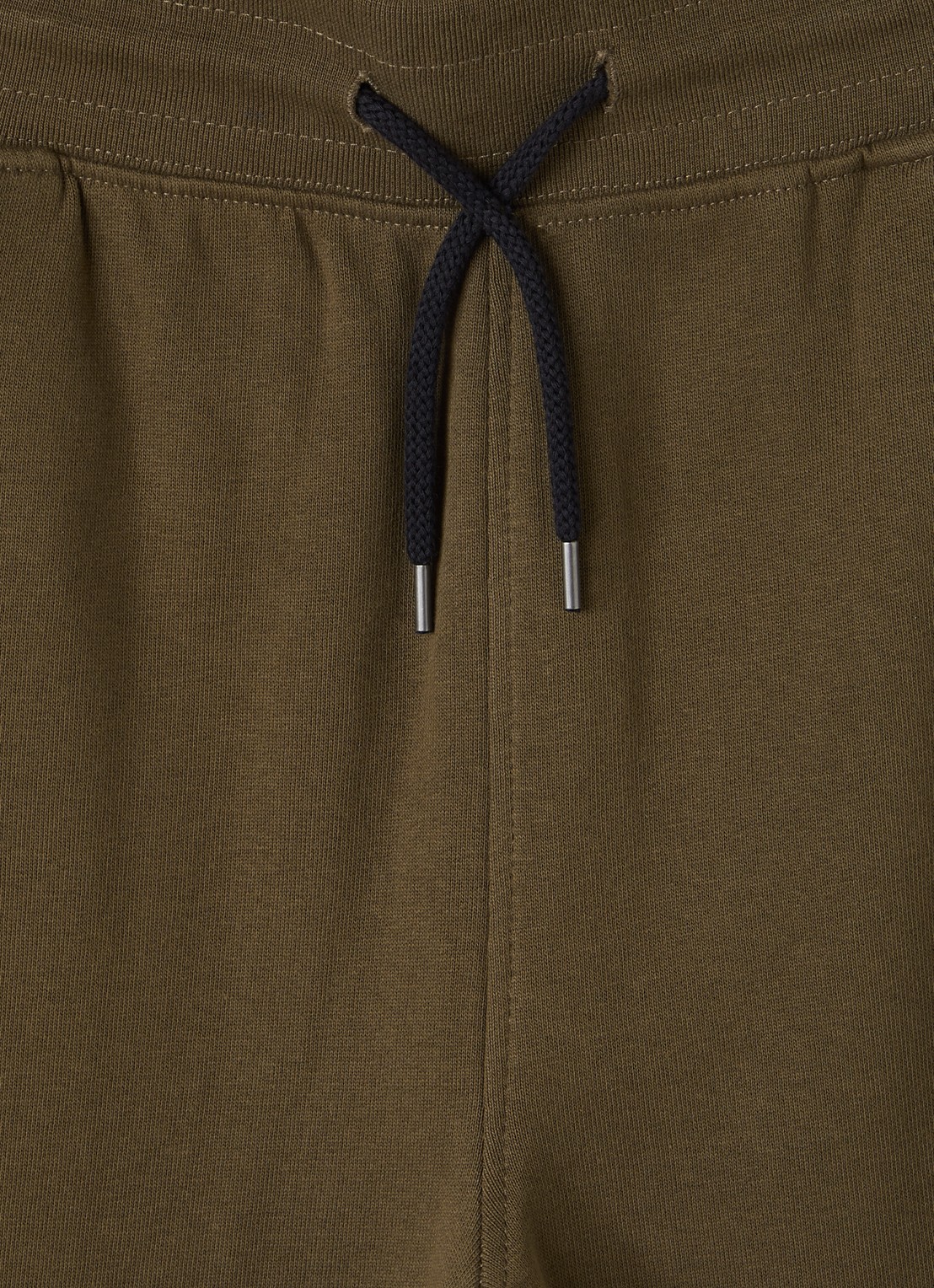 Molo Alvar tapered fit joggingbroek met ritszakken - detail bronsgroen
