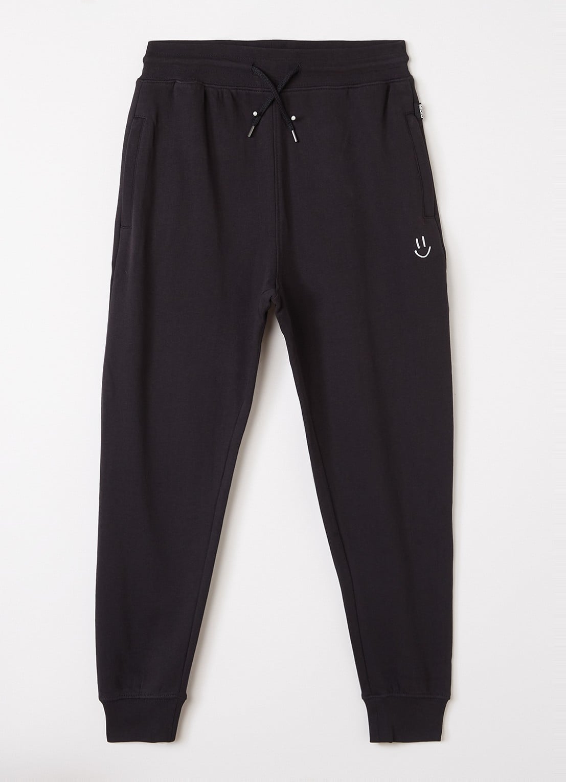 Molo Alvar tapered fit joggingbroek - voorkant zwart