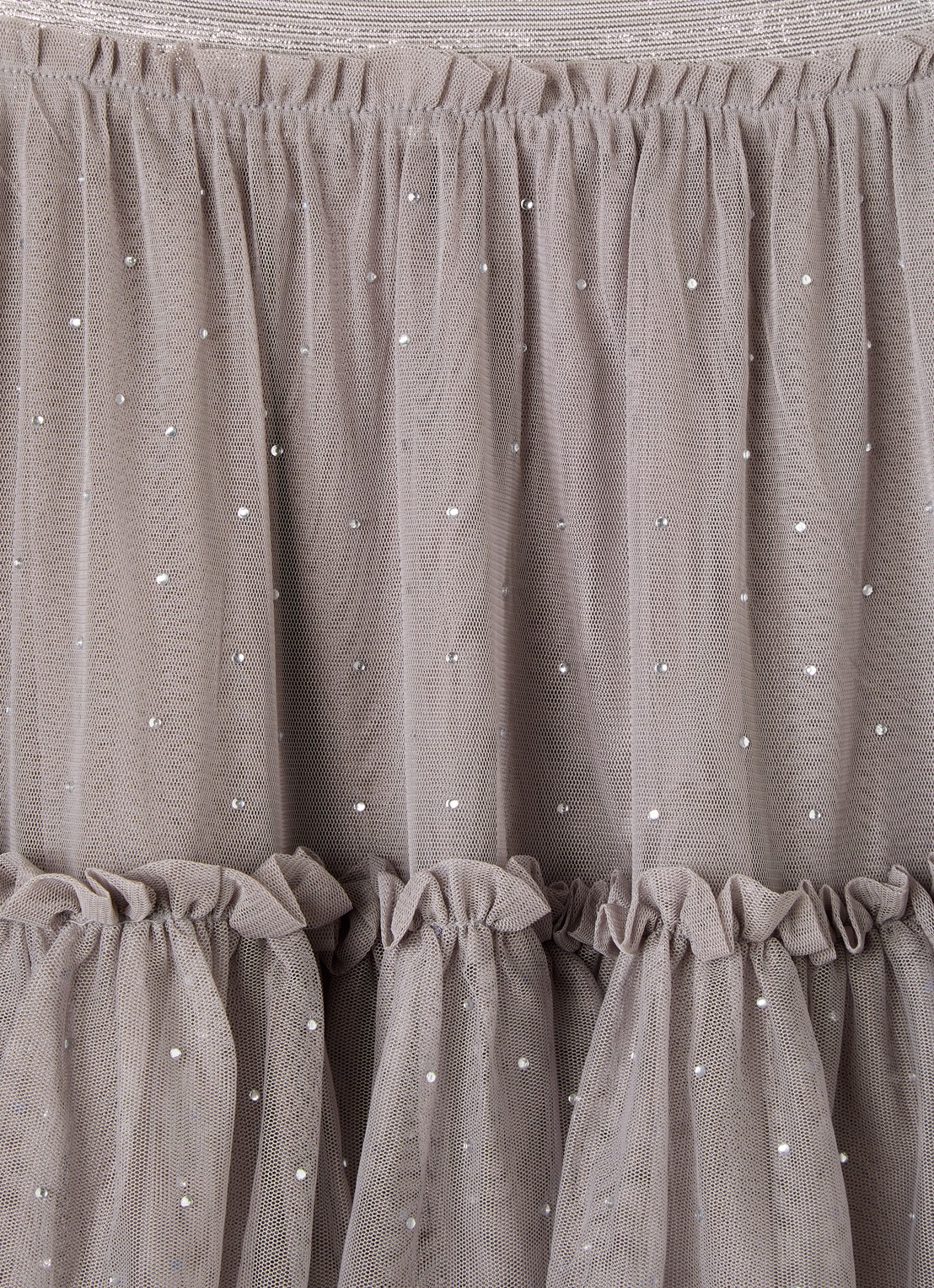 Molo Bille minirok met strass - detail 3 donkerbeige
