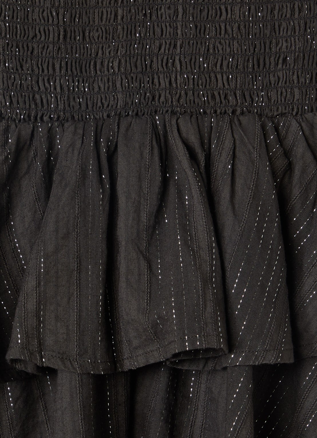 Molo Bonita rok met smockwerk - detail 3 antraciet