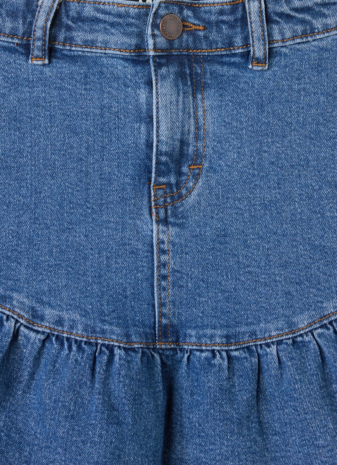 Molo Bridget rok van  katoen - detail 4 indigo