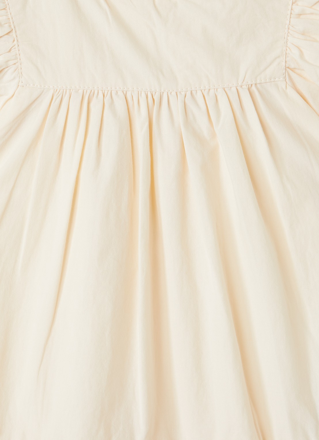 Molo Cammas tuniekjurk met broderie - detail 3 creme