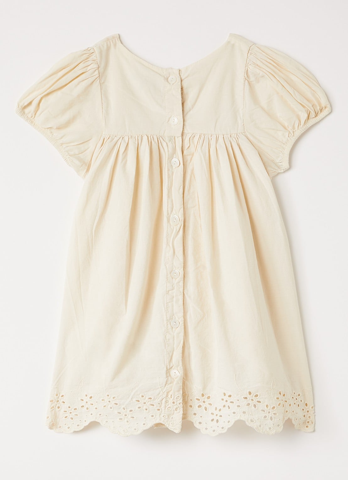 Molo Carmen tuniekjurk met broderie - voorkant 3 beige