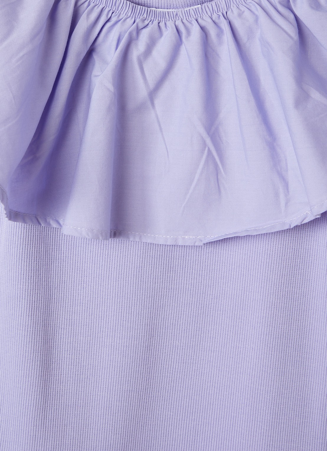 Molo Christal jurk met plooidetail - detail lila