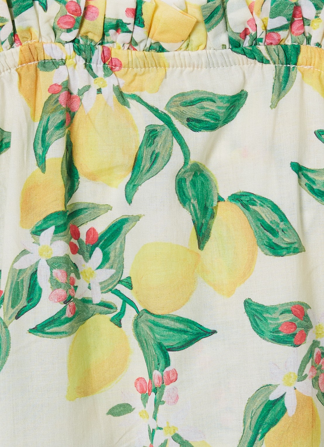 Molo Connie rok met print - detail citroengeel