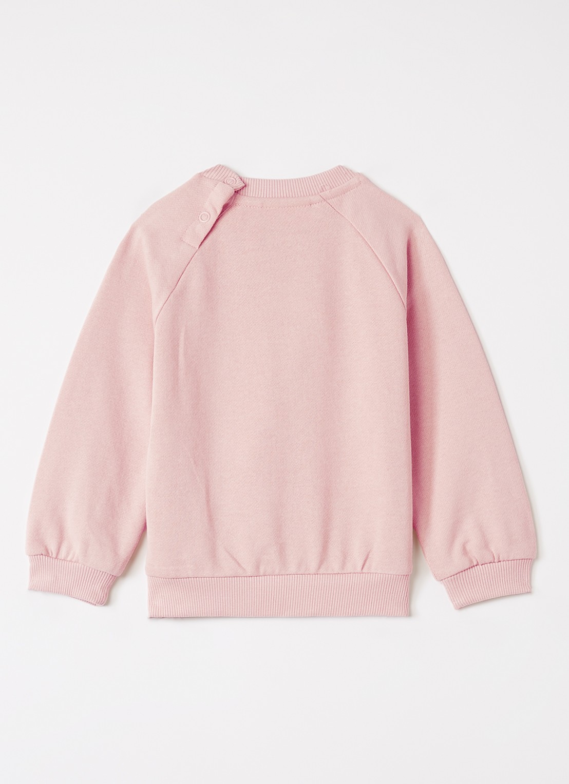 Molo Disc sweater met print - voorkant 2 zalmroze