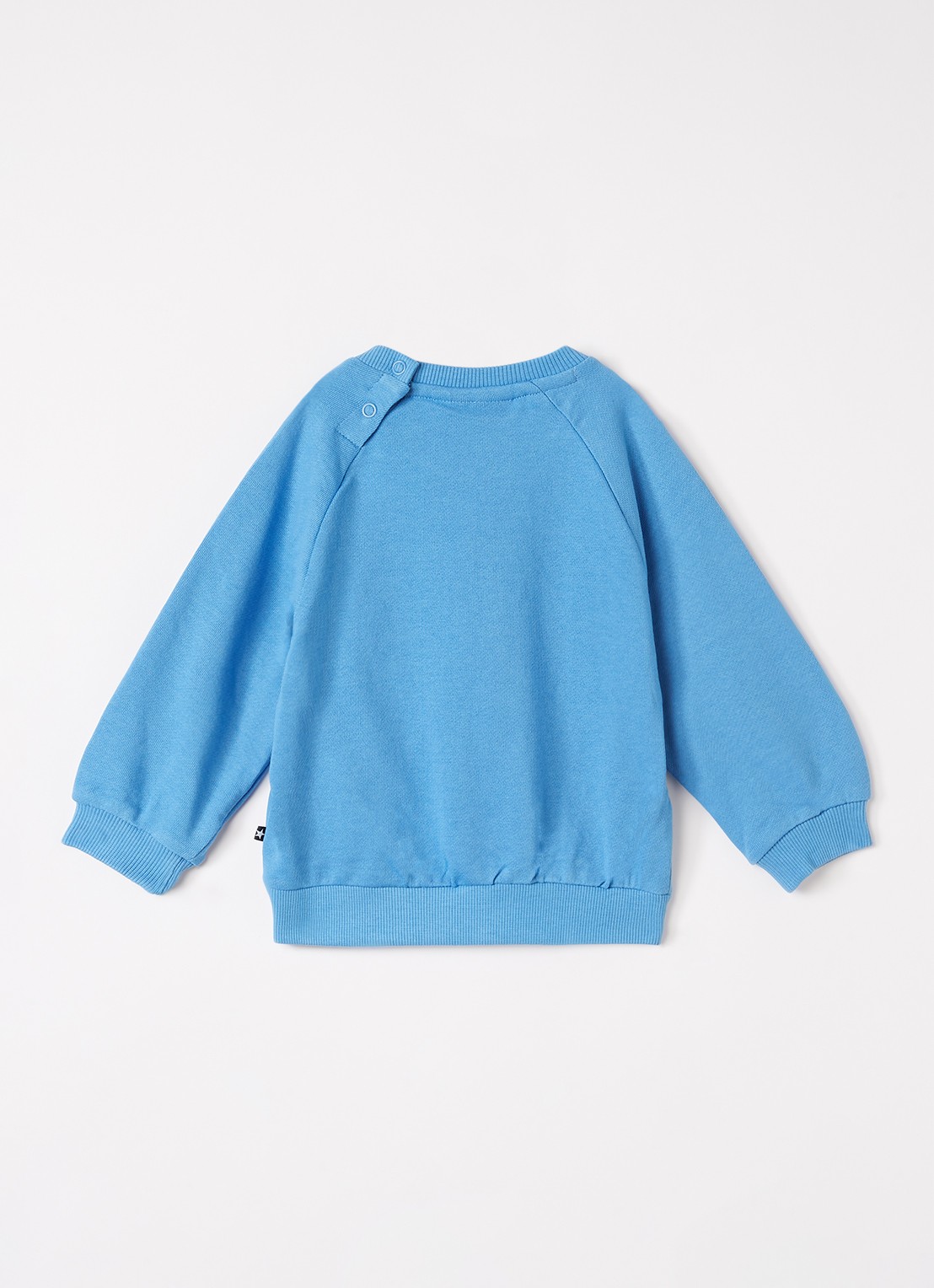 Molo Disc sweater met print - voorkant 2 blauw