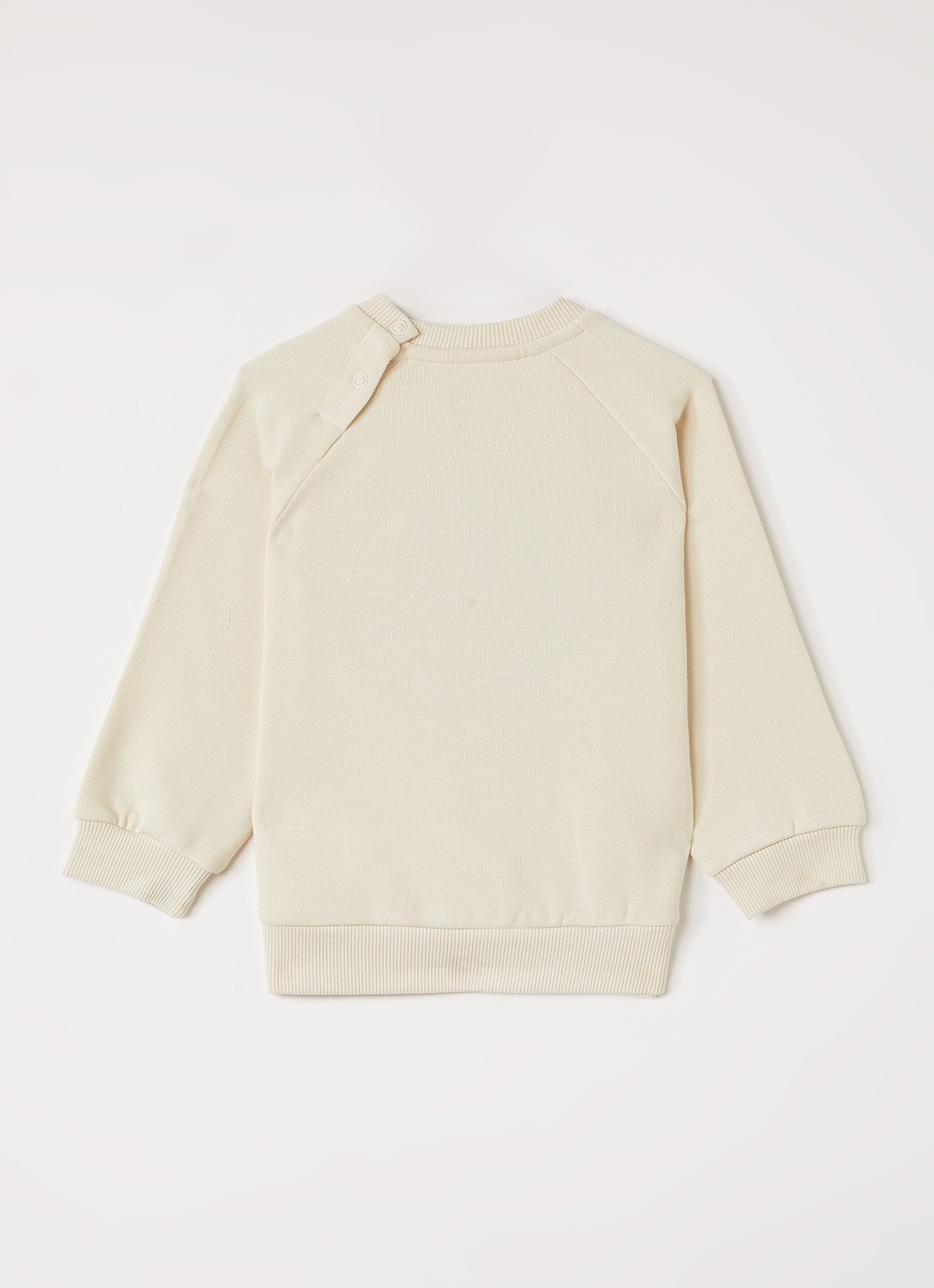 Molo Disc sweater met print - voorkant 2 beige