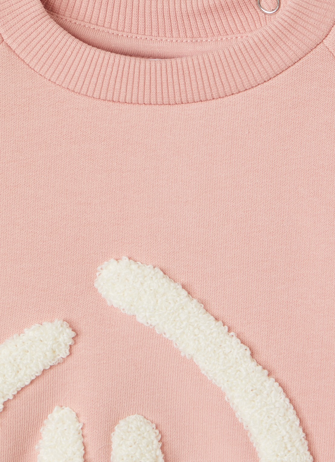 Molo Disc sweater met print - detail 3 oudroze