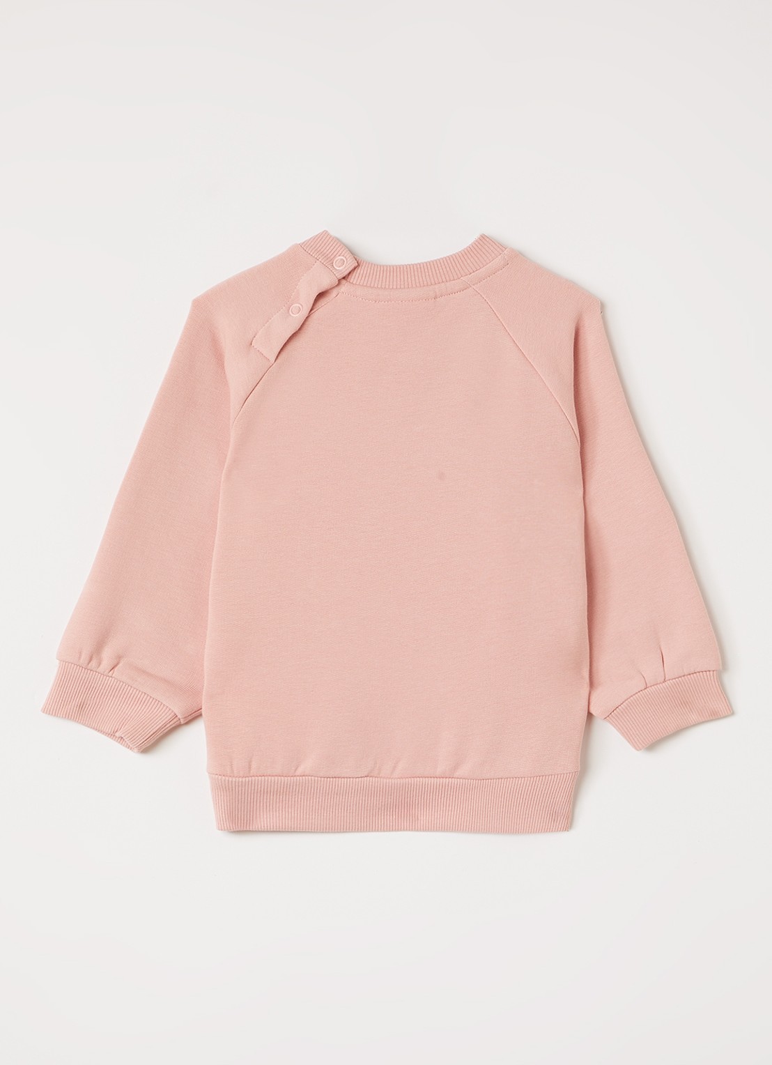 Molo Disc sweater met print - voorkant 2 oudroze