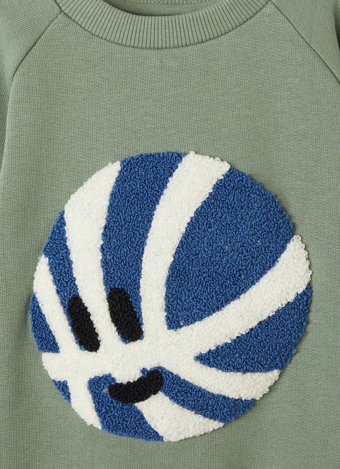Molo Disc sweater met print - detail 4 groen