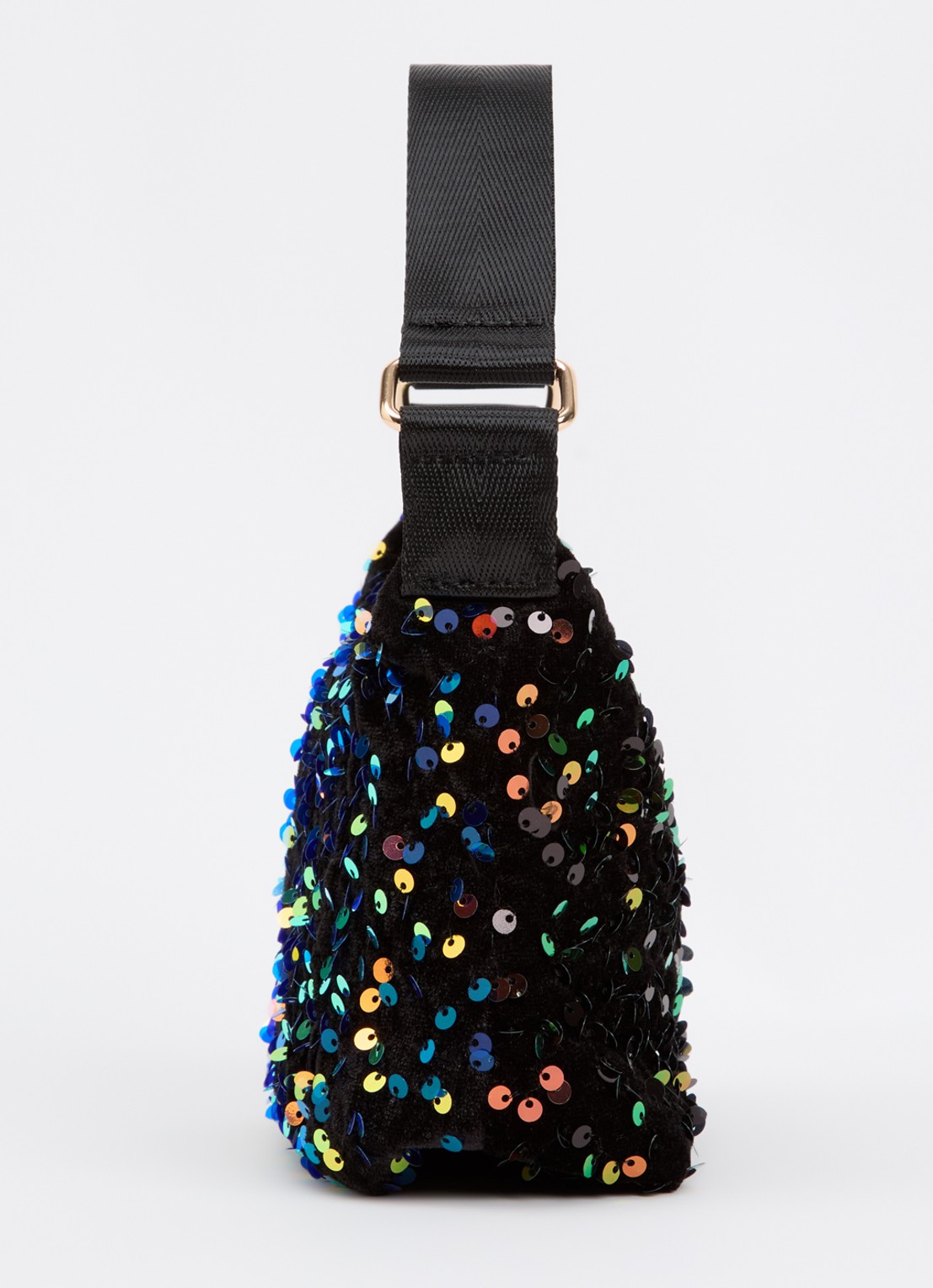Molo Dolly schoudertas met pailletten - detail 3 zwart