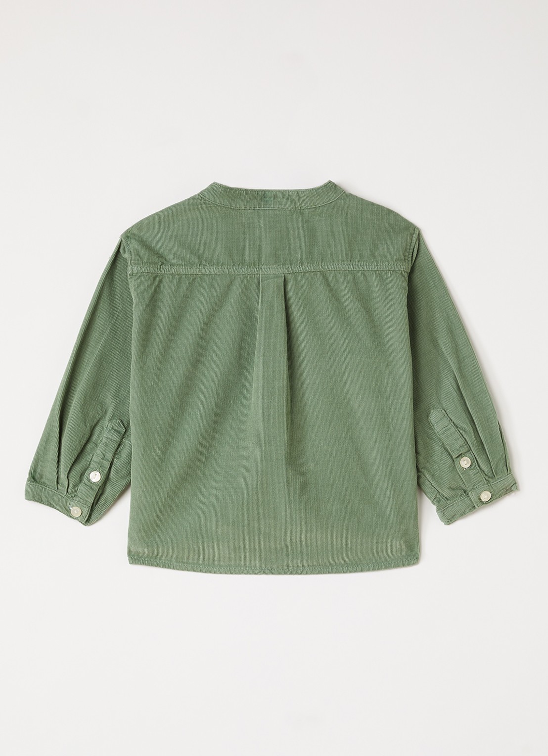 Molo Enoz longsleeve van corduroy - voorkant 2 groen