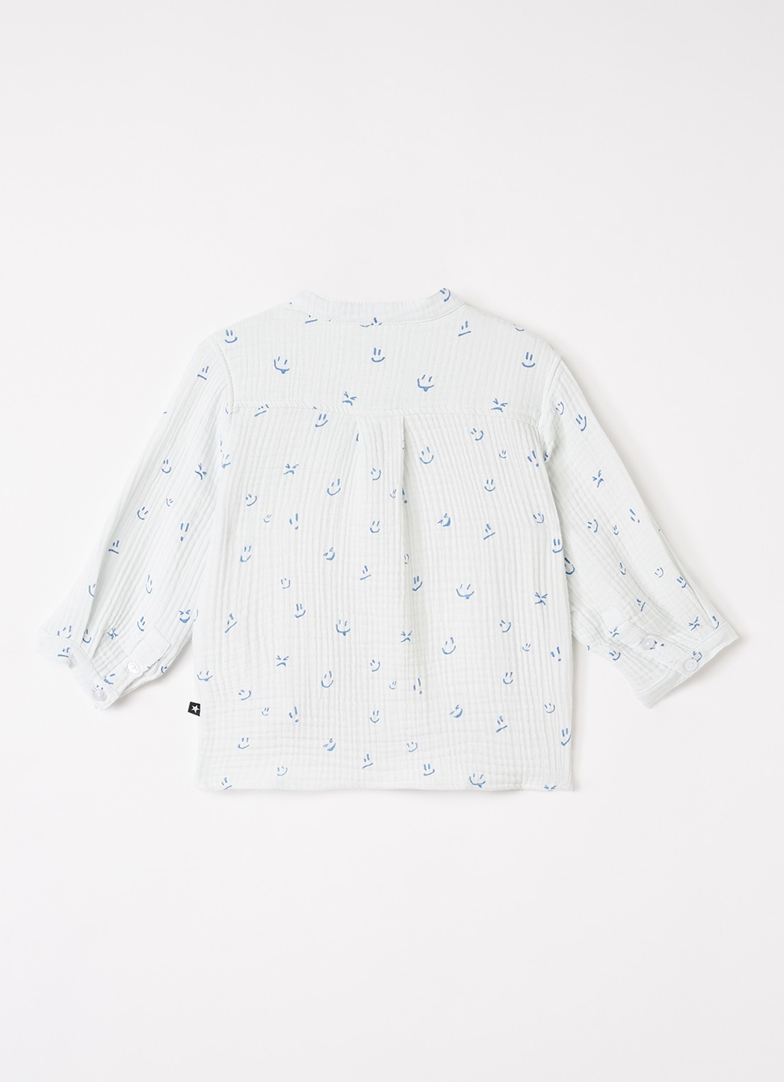 Molo Enozo longsleeve met print - voorkant 2 lichtblauw