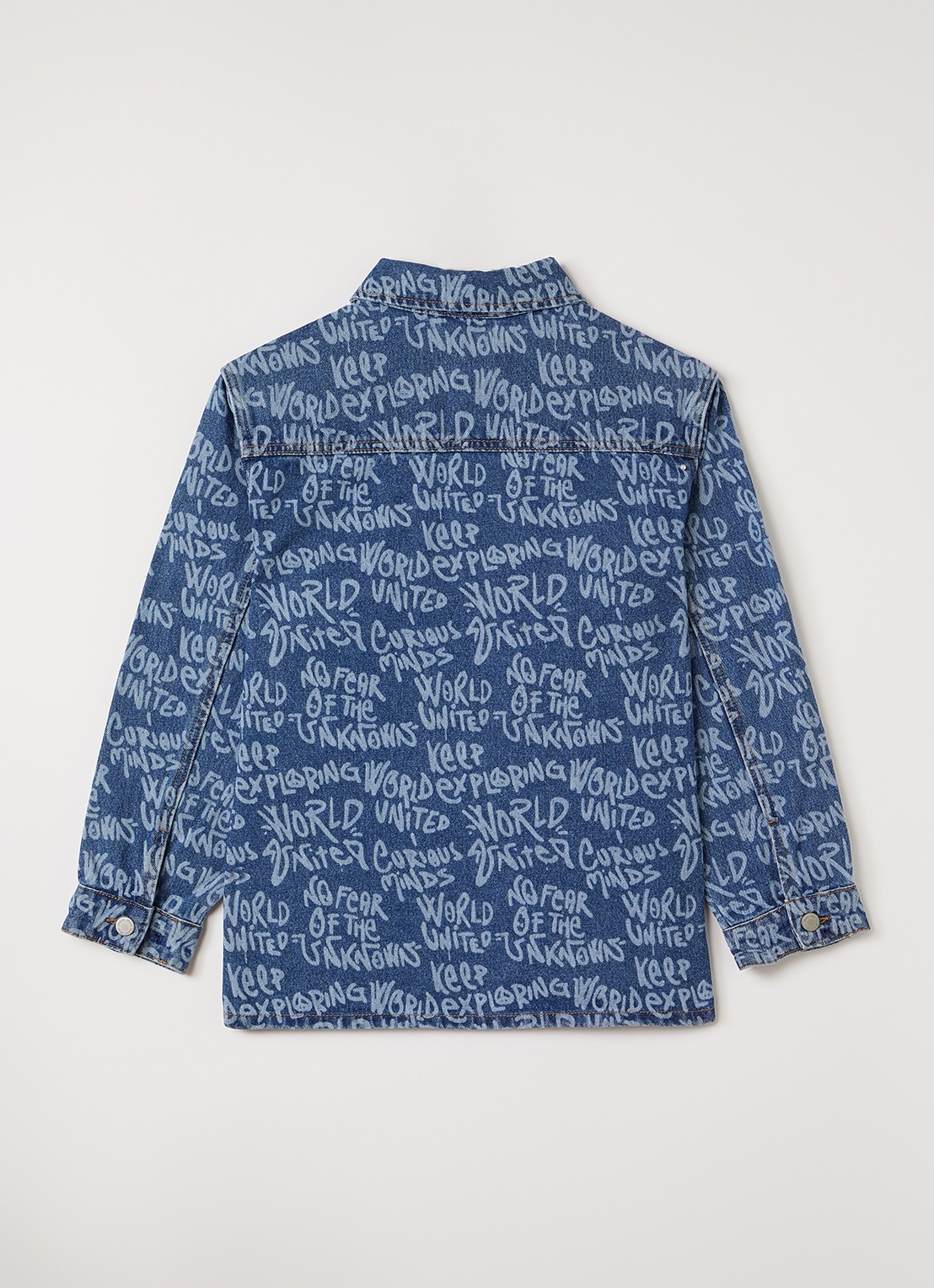 Molo Hoshiu spijkerjas met print - achterkant 3 jeans