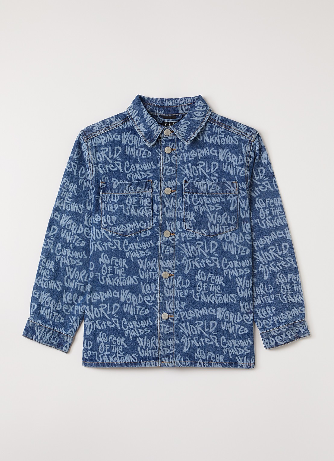 Molo Hoshiu spijkerjas met print - voorkant jeans