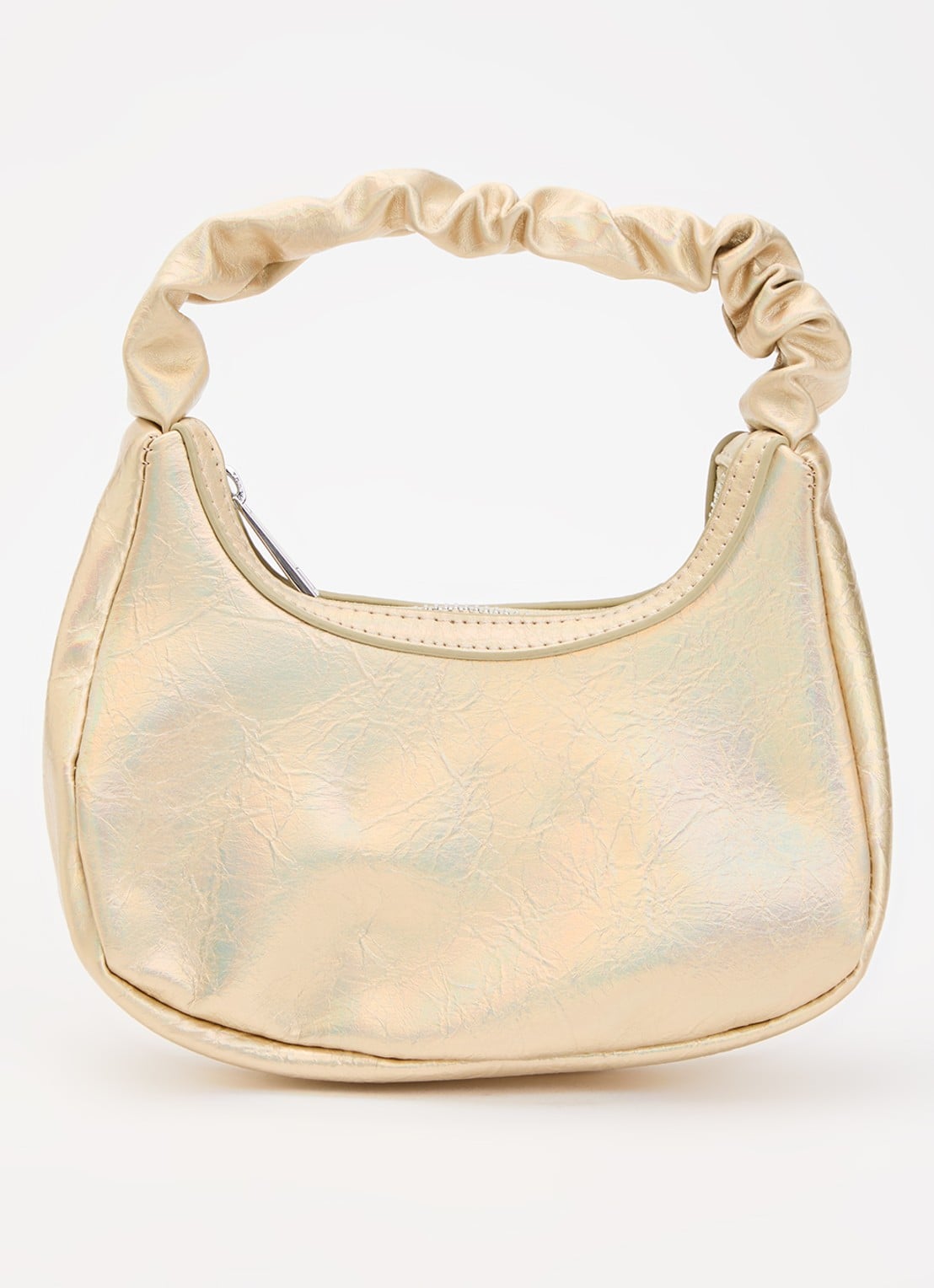 Molo June handtas met metallic finish - voorkant 2 goud