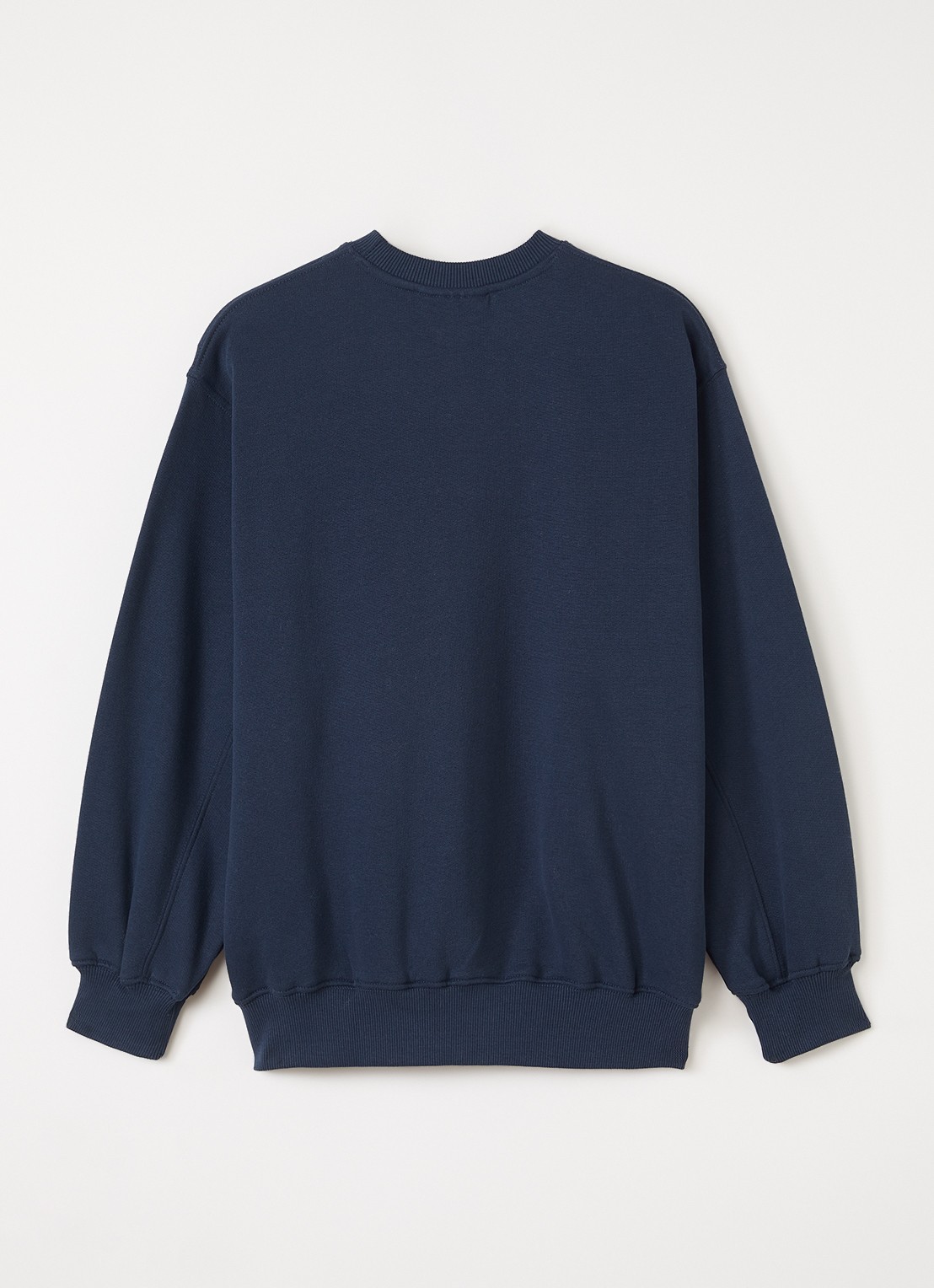 Molo Magni sweater met borduring - voorkant 3 donkerblauw