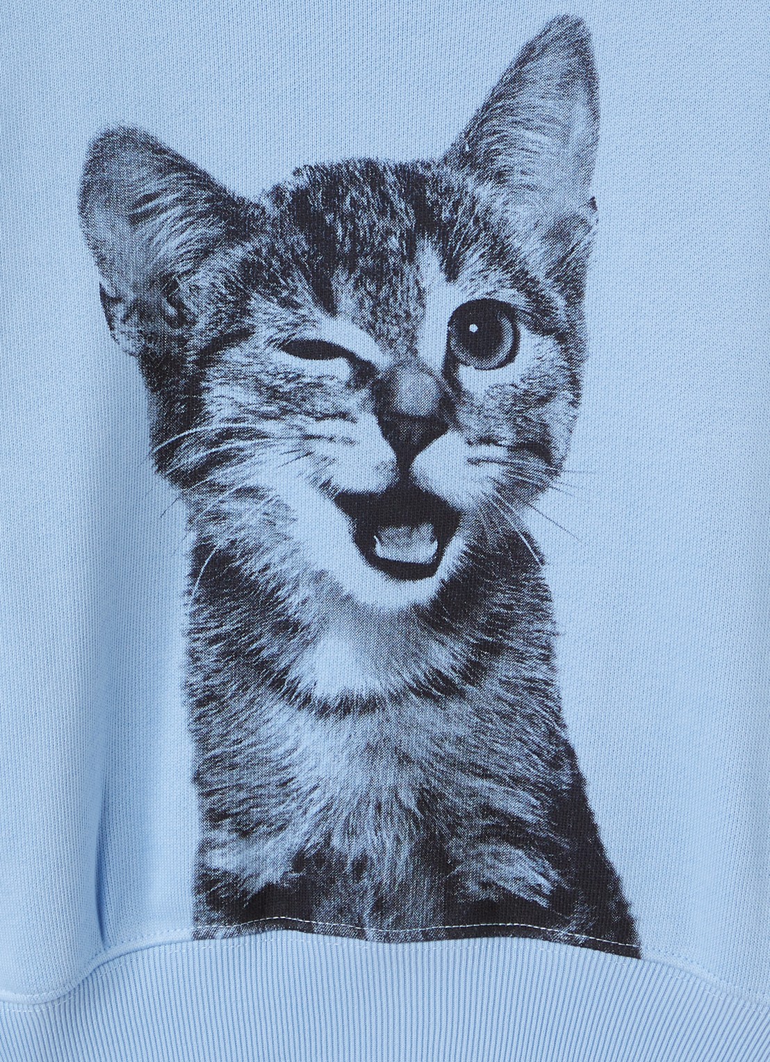 Molo Marge sweater met print - detail blauw
