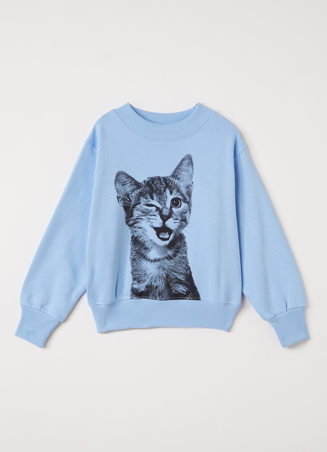 Molo Marge sweater met print - voorkant 3 blauw