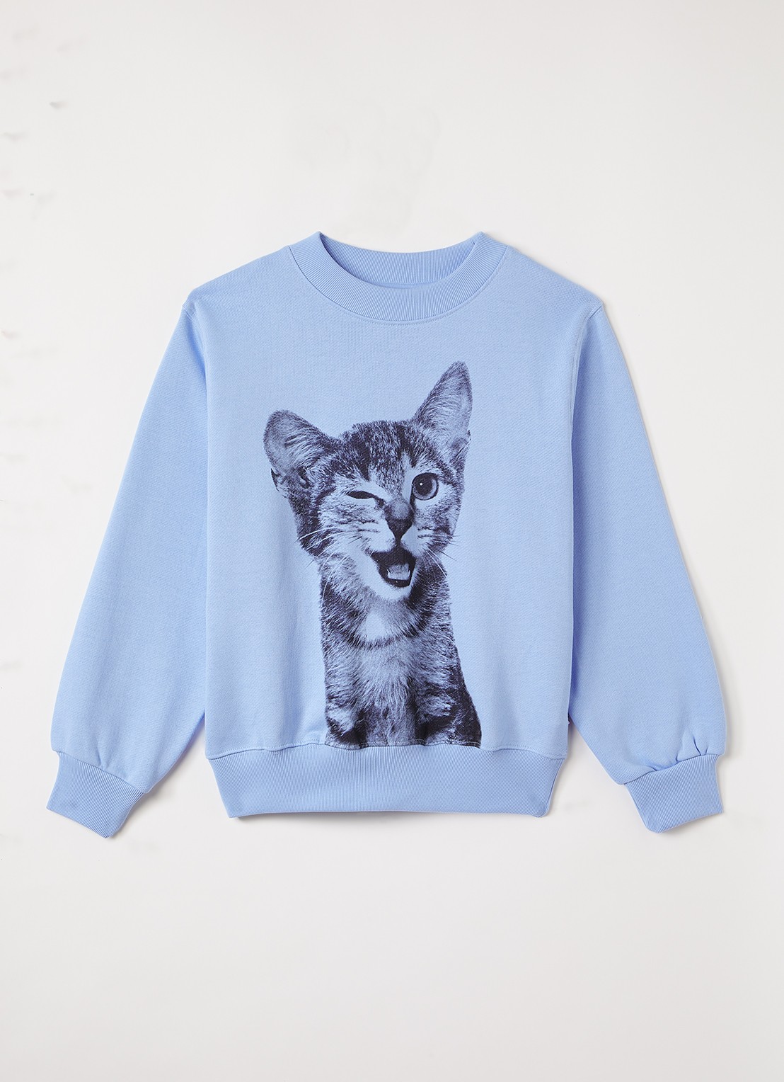 Molo Marge sweater met print - voorkant 5 blauw