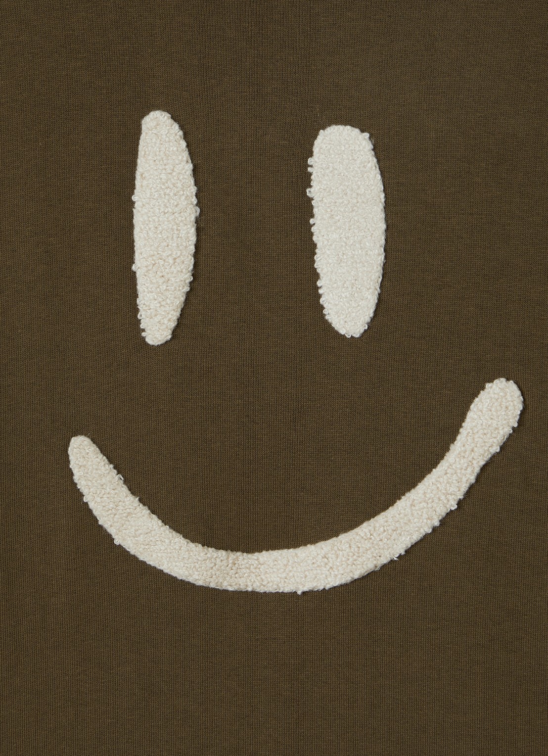 Molo Mike sweater met borduring - detail beige