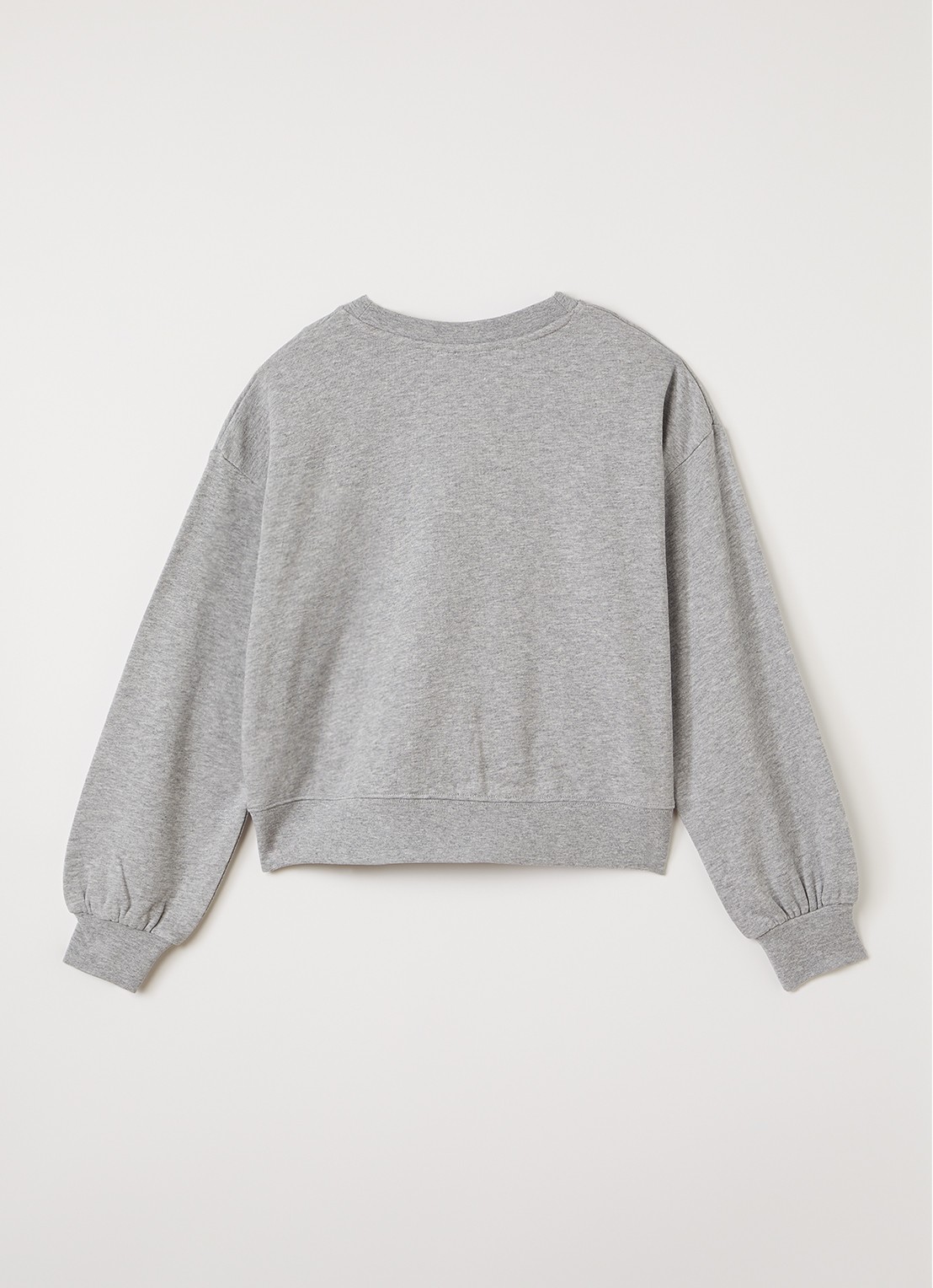Molo Miki sweater met pailletten - voorkant 3 grijsmele