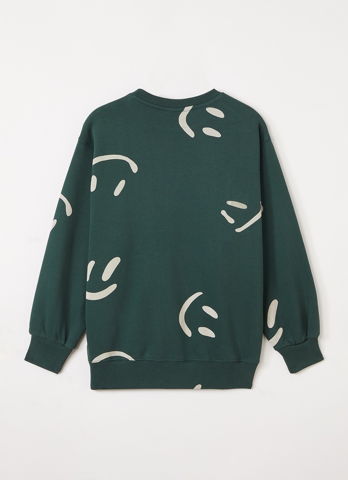 Molo Monti sweater met print - voorkant 3 groen