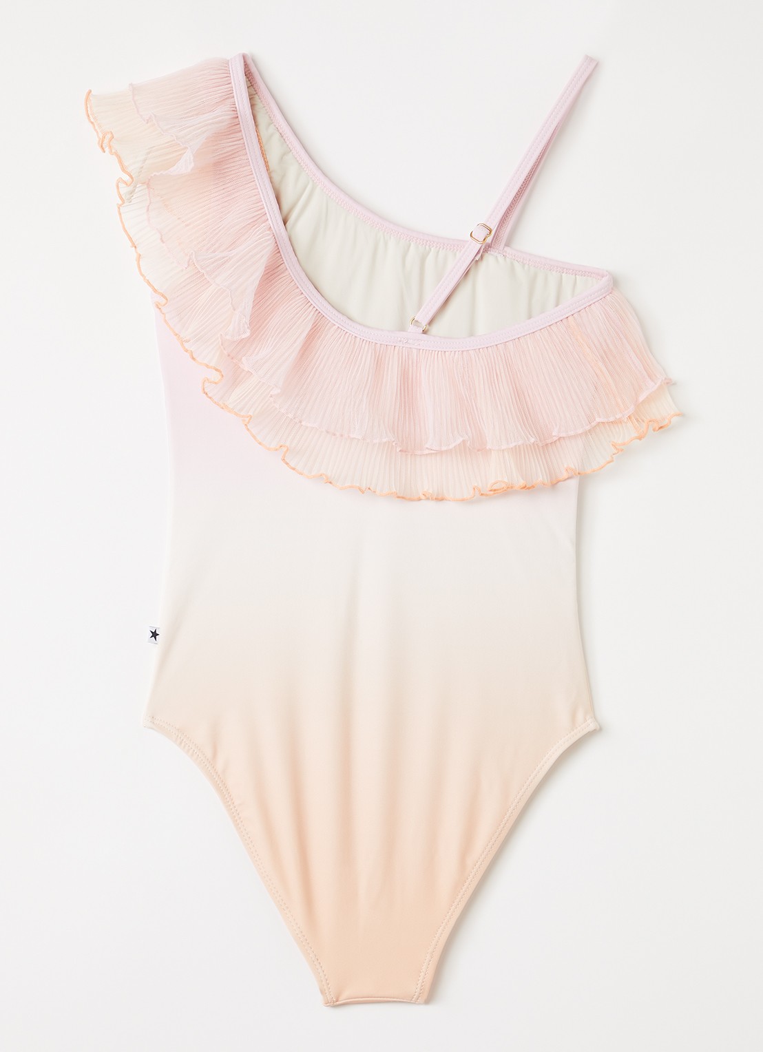 Molo Nilla badpak met dip-dye dessin - voorkant 2 roze