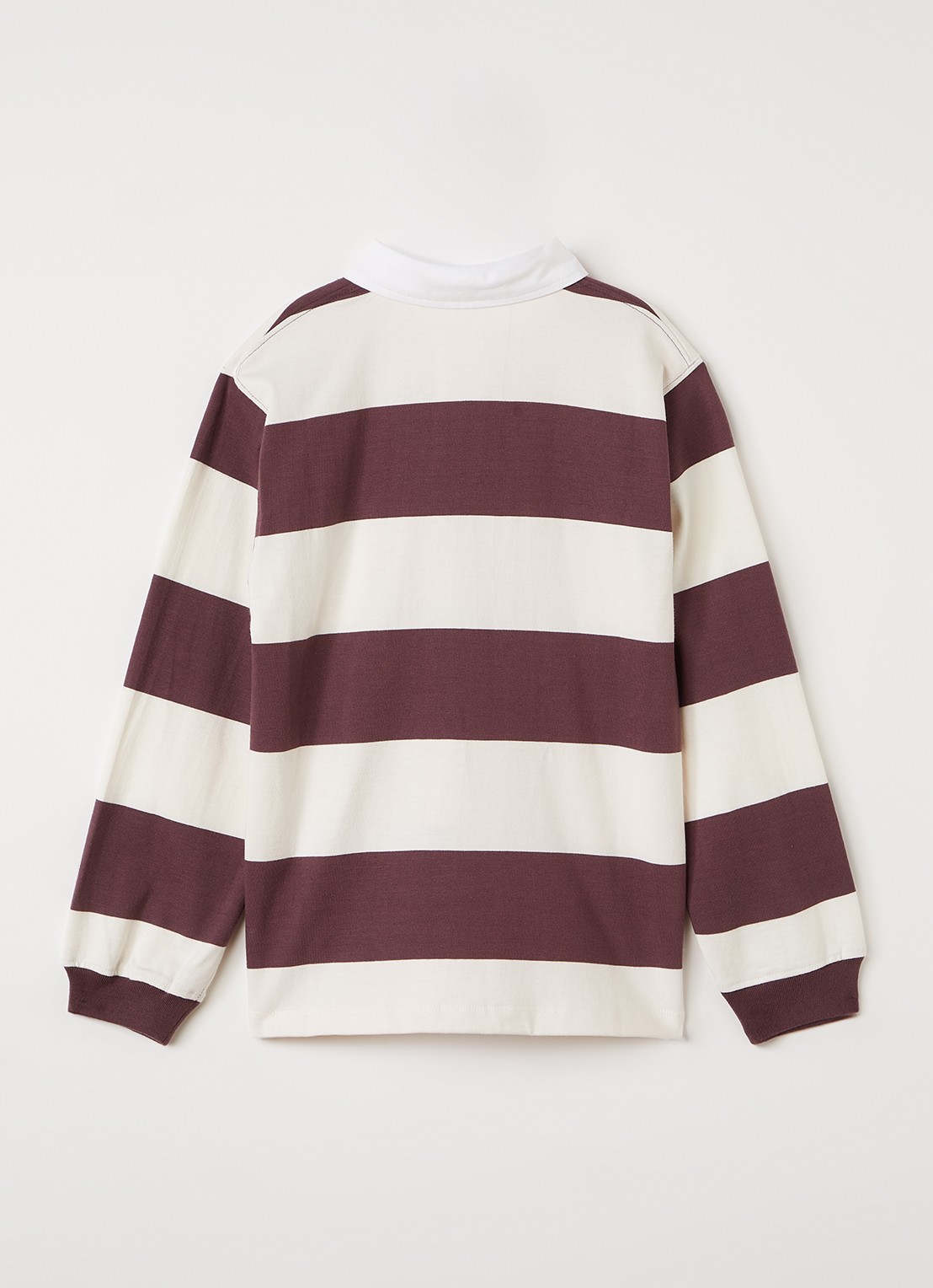 Molo Relz polo met streepprint - voorkant 3 roze