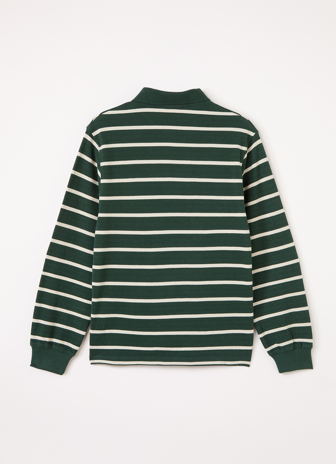 Molo Rey polo met streepprint - voorkant 2 groen